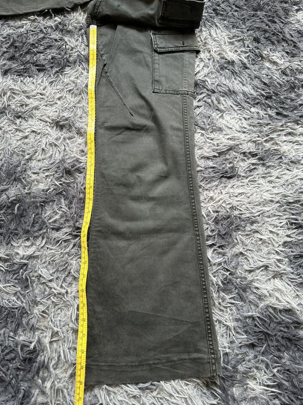 If Six Was Nine 00's Avant-garde Flamingo Firm flared cargo pant Size US 29 - 15 Thumbnail