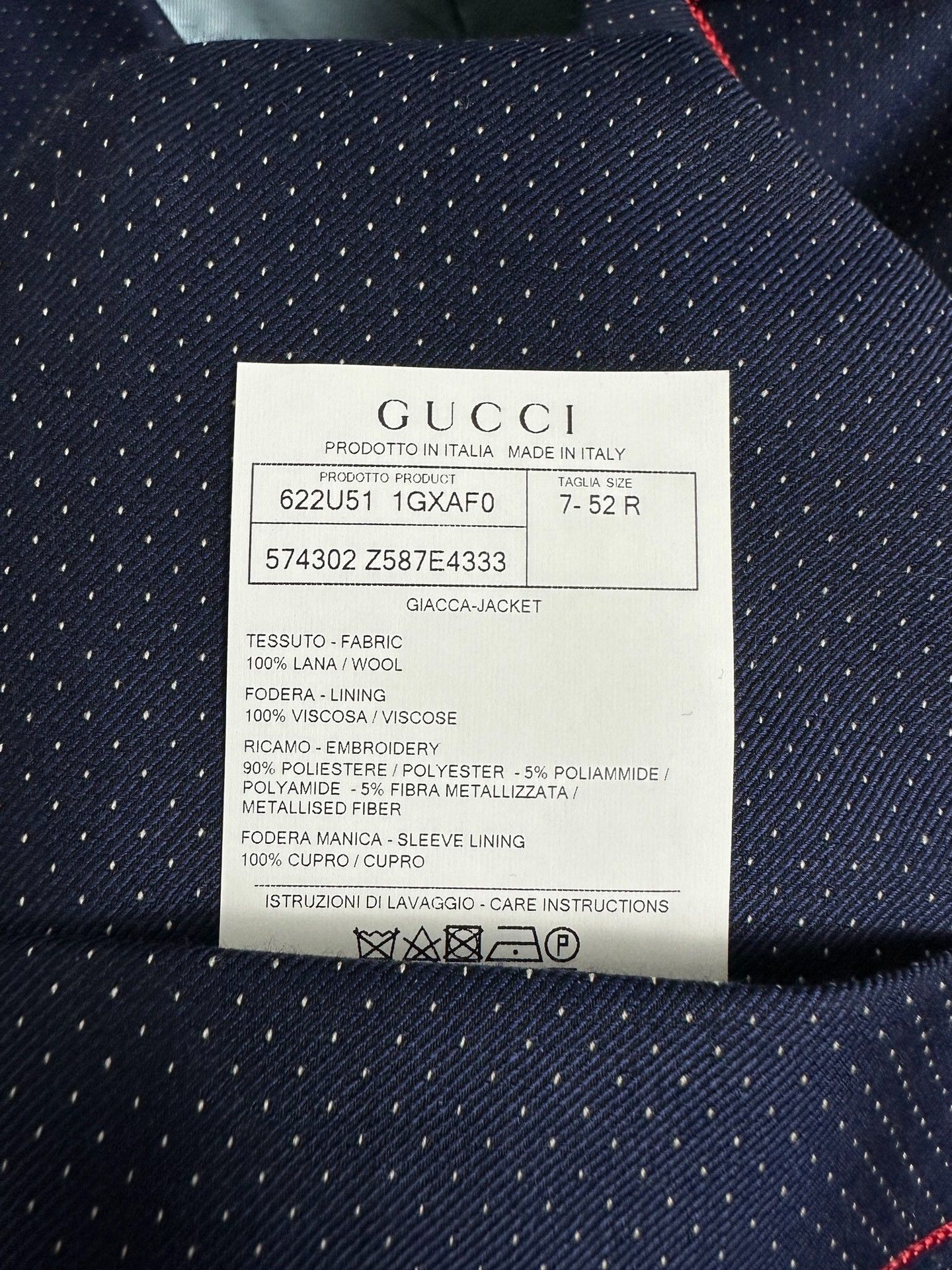 Gucci Gucci Little Lion Embroidered Polket Pocket Jacket Size US L / EU 52-54 / 3 - 4 Thumbnail