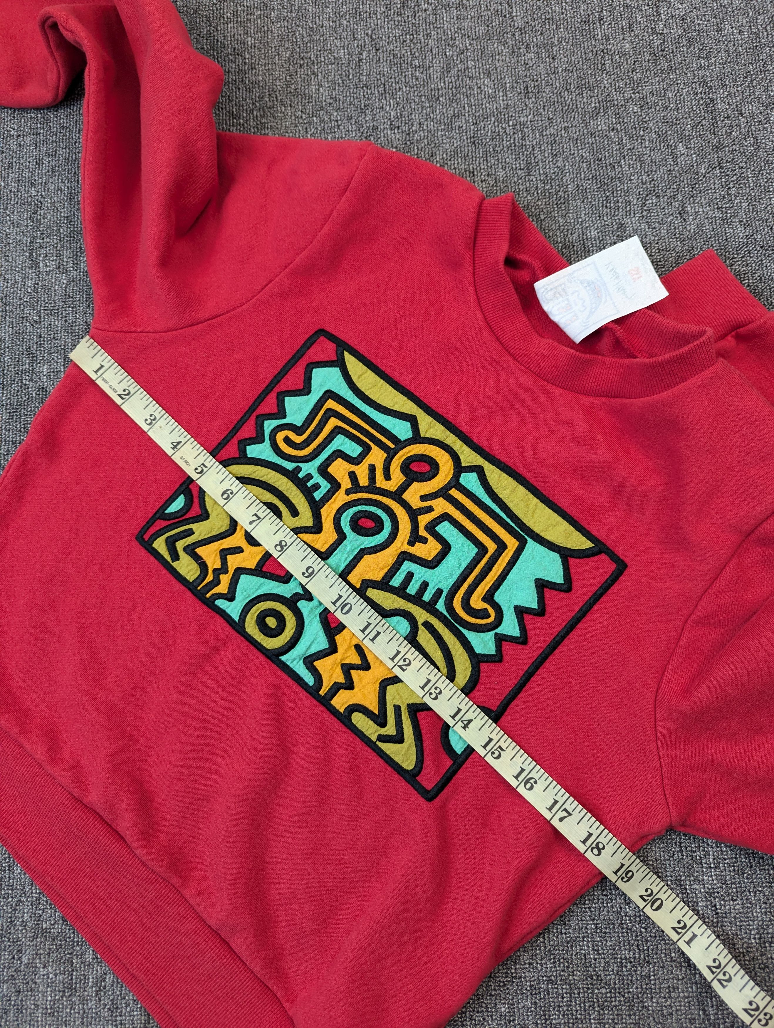 Designer × Keith Haring Keith Haring Meet SLY Cropped Crewneck Sweatshirt Size US S / EU 44-46 / 1 - 8 Thumbnail