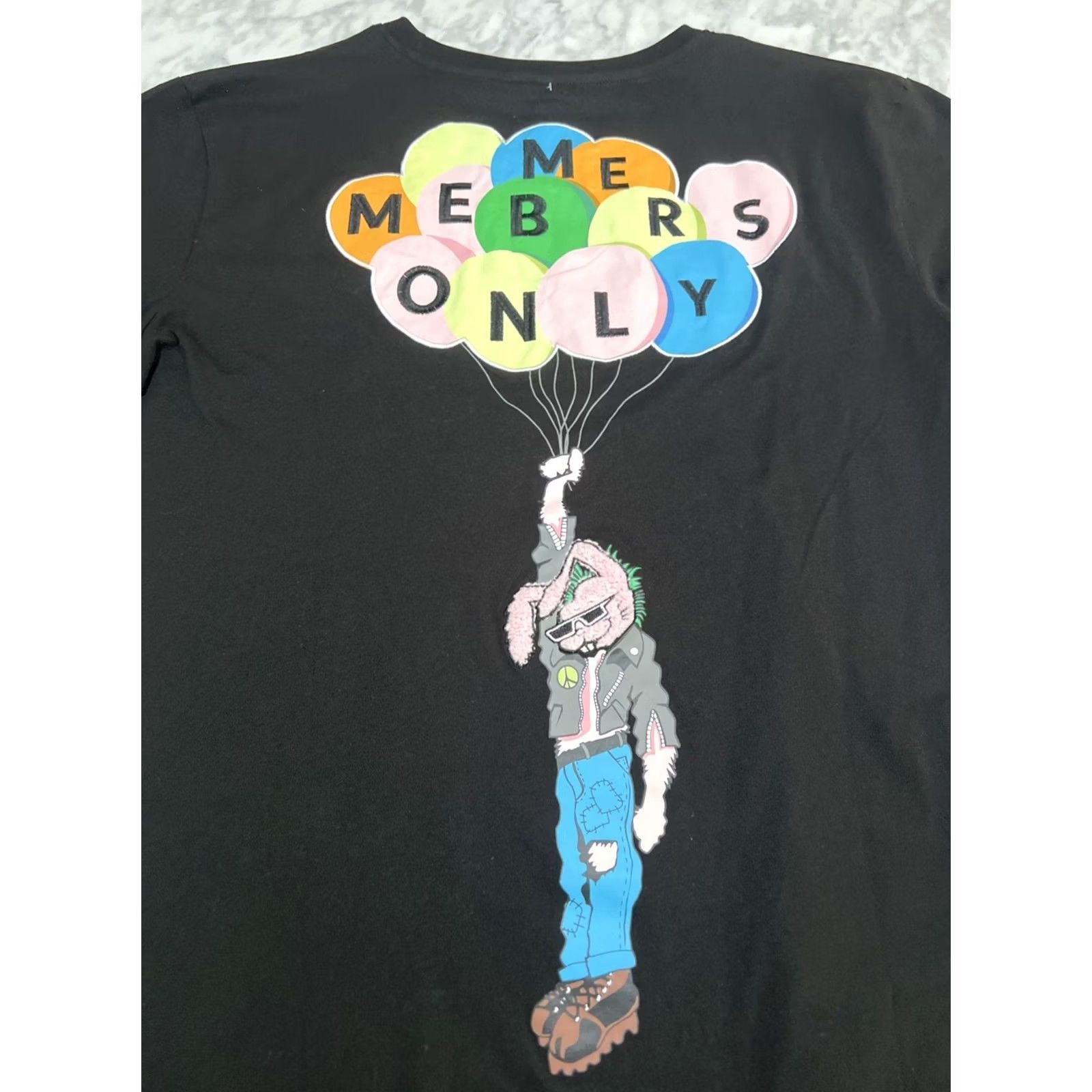 Members Only Members Only T Shirt Men’s 2XL Graphics Embroidery Grunge Rabbit Balloons NWT Size US XXL / EU 58 / 5 - 2 Thumbnail
