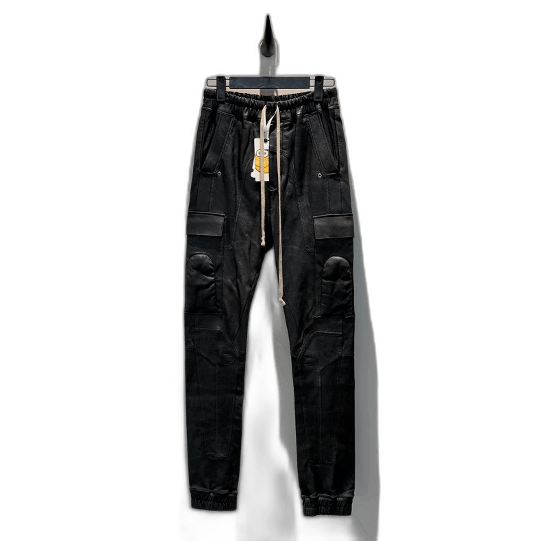 Rick Owens Rick Owens 19 Sheepskin Biker Drawstring Pants Size US 40 / EU 56 - 1 Thumbnail