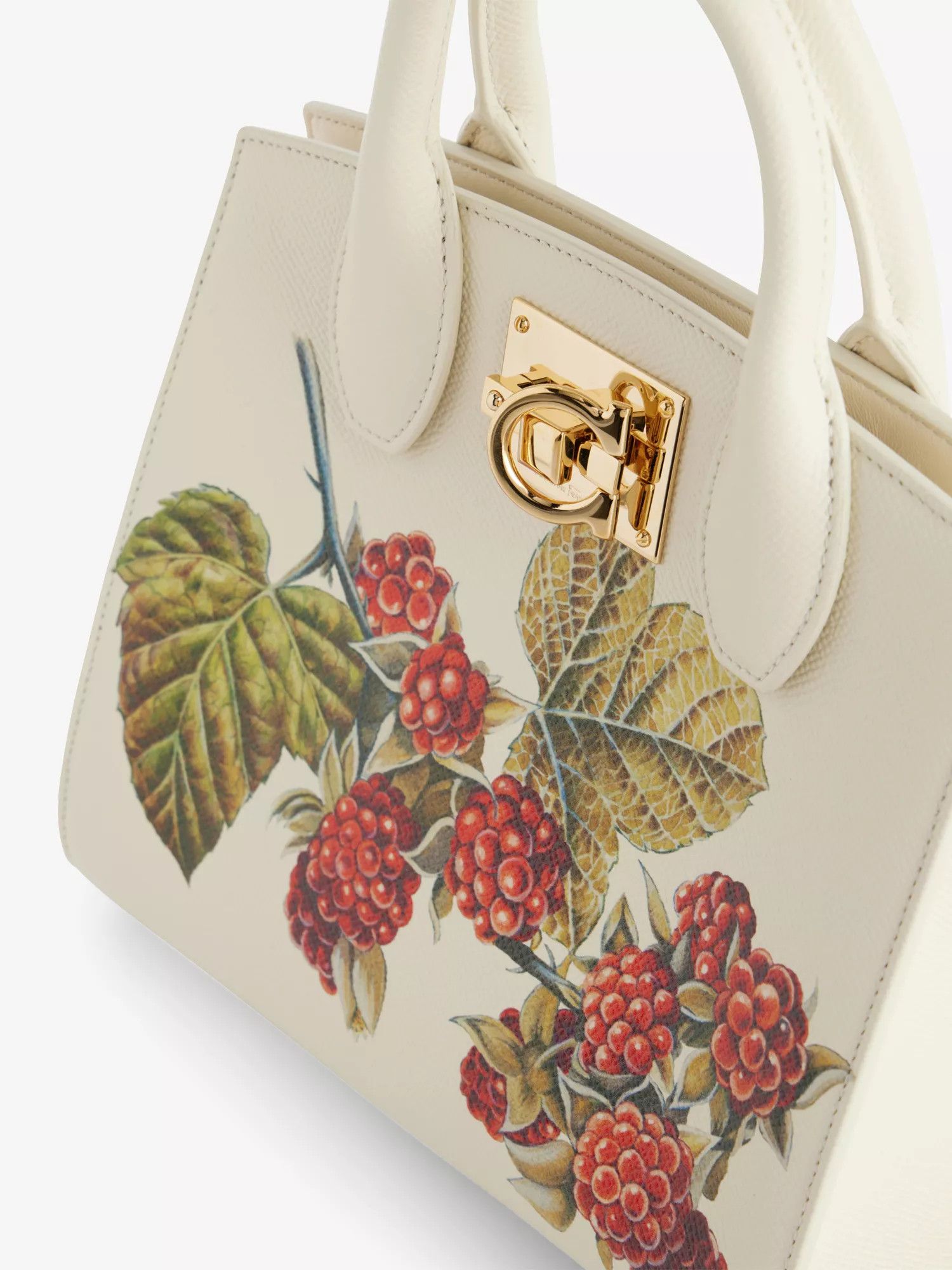 Salvatore Ferragamo o1s1rm0924 Size: OS / Studio Leather Bag in Mascarpone Size ONE SIZE - 2 Thumbnail
