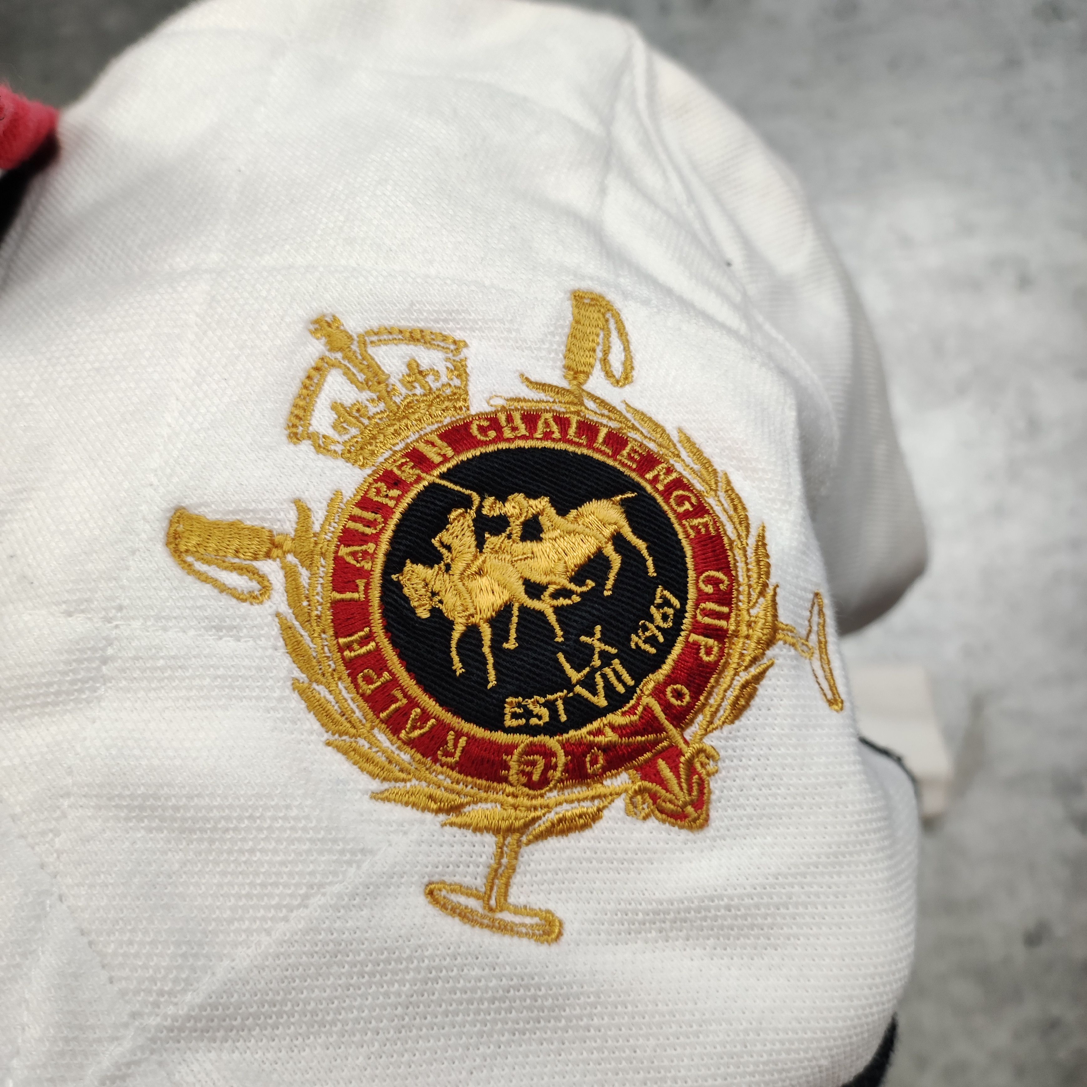 Polo Ralph Lauren × Ralph Lauren × Vintage RARE 90s Polo Ralph Lauren Chief Keef Big Logo Polo Shirt Size S / US 4 / IT 40 - 6 Thumbnail