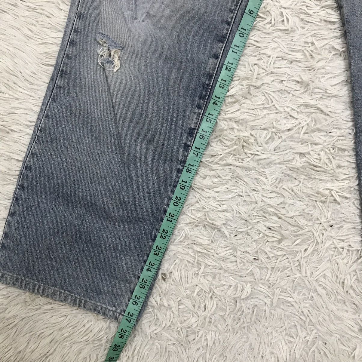 Vintage Vintage Wrangler M1701 Redline Selvedge Distressed Denim Size US 29 - 21 Thumbnail