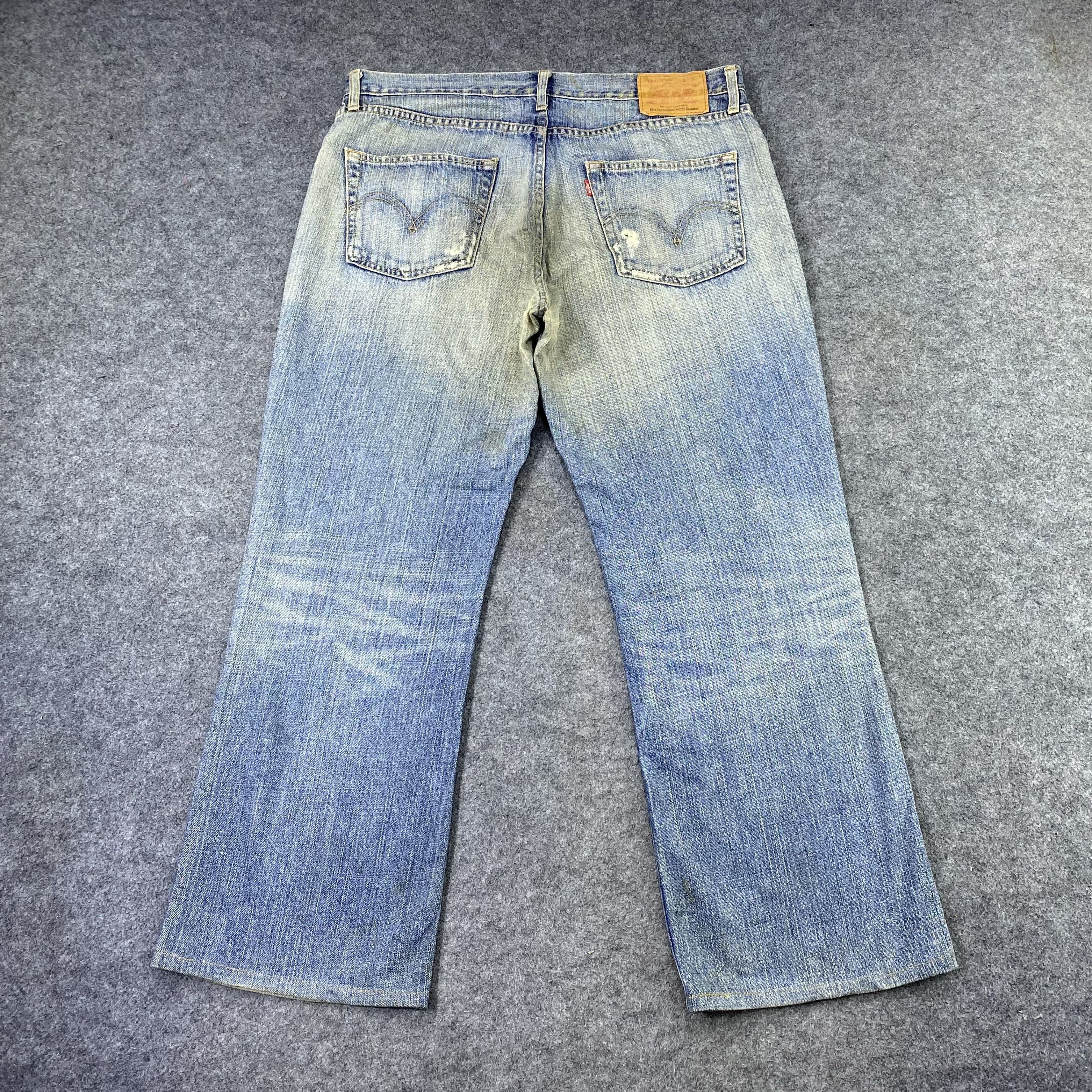 Levi's × Levi's Vintage Clothing × Vintage Vintage Levi's Distressed Blue Wash Jeans-J1178 Size US 38 / EU 54 - 4 Thumbnail
