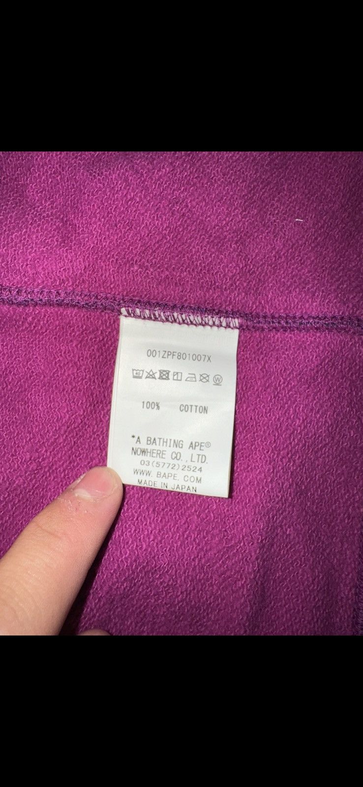 Bape BAPE PONR Full Zip Hoodie Purple Men’s XL Camo (NWT) Size US XL / EU 56 / 4 - 6 Thumbnail