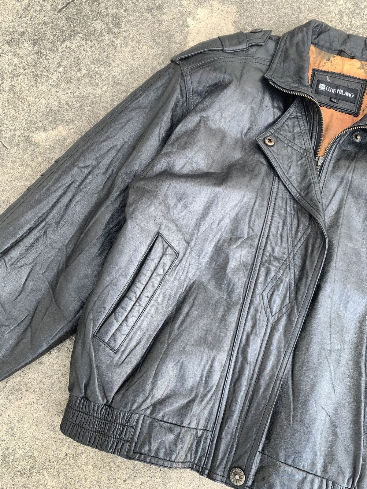 Other milano leather jaket Size US L / EU 52-54 / 3 - 3 Thumbnail