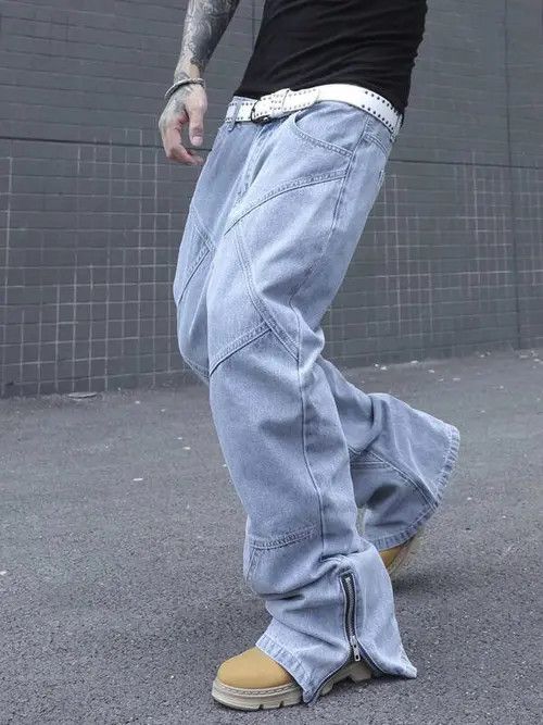 Japanese Brand Sawako x Honda Zipper Baggy Drip Jeans Size US 32 / EU 48 - 6 Thumbnail