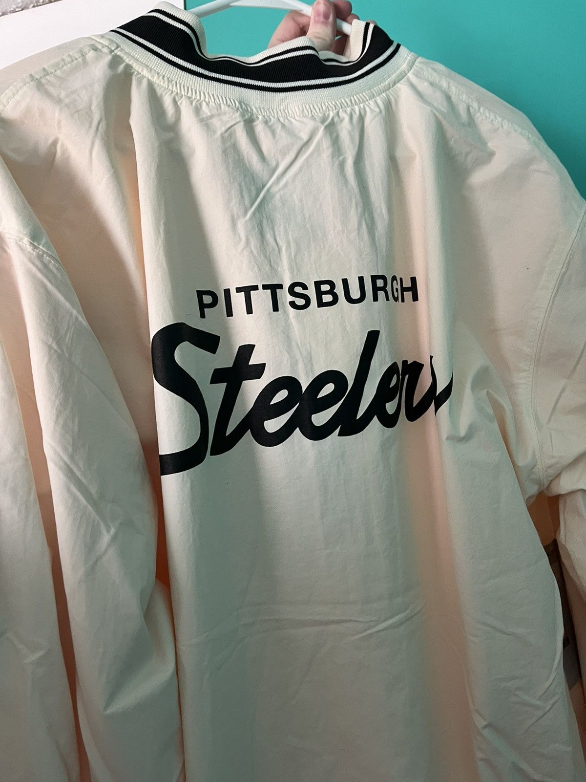 Mitchell & Ness NFL team leader button windbreaker Pittsburgh Steelers Size US XL / EU 56 / 4 - 5 Thumbnail