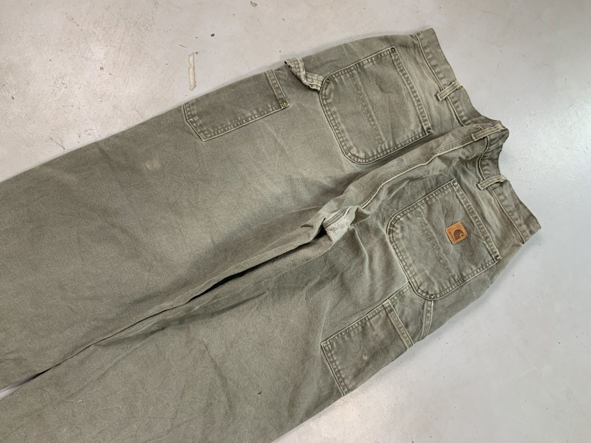 Carhartt Vintage carhartt b136 moss double knee Size US 40 / EU 56 - 8 Thumbnail