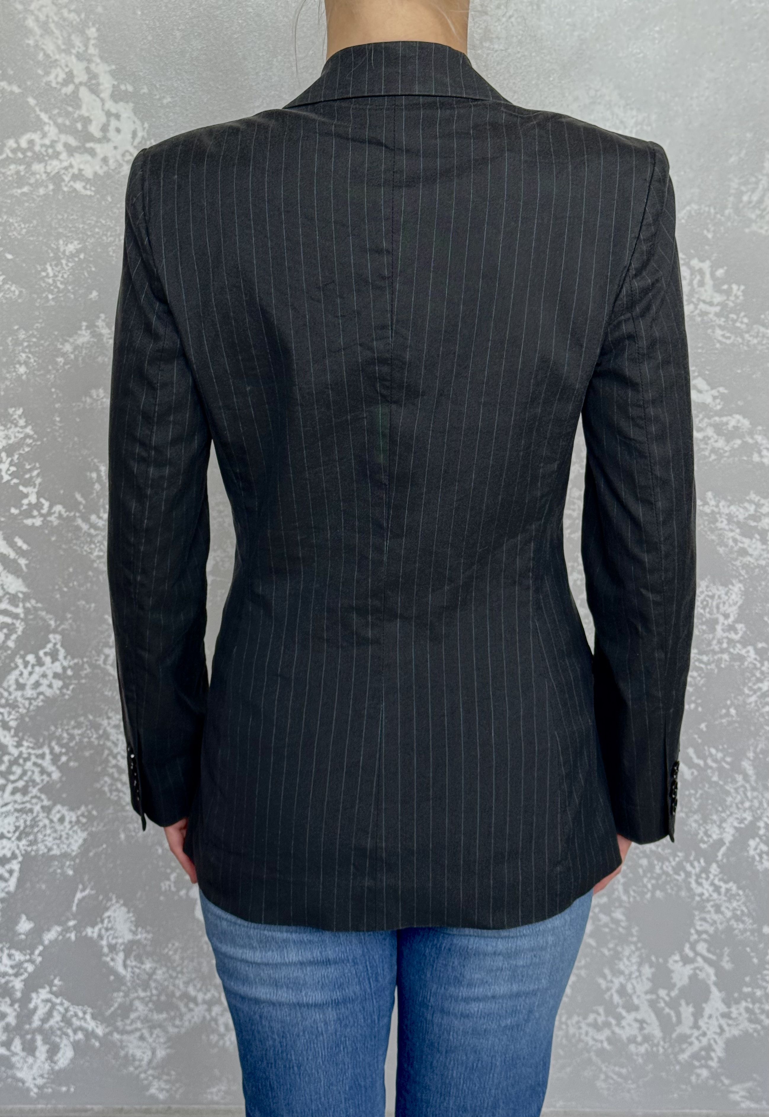 Dolce & Gabbana × Vintage Dolce & Gabbana Vintage 2B Stripe Tailored Jacket Size 40 Size S / US 4 / IT 40 - 5 Thumbnail