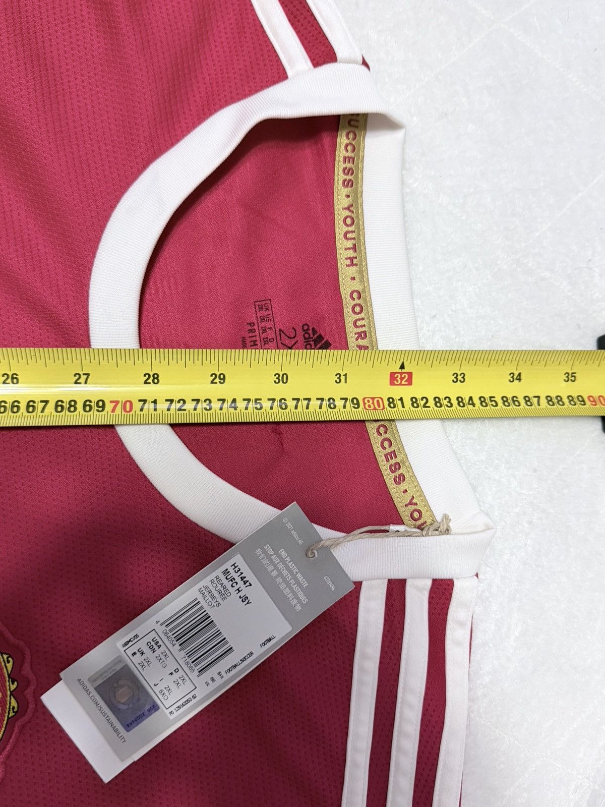 Adidas 2021-2022 Brand New M.U Cristiano Ronaldo Shirt 2XL Size US XXL / EU 58 / 5 - 3 Thumbnail