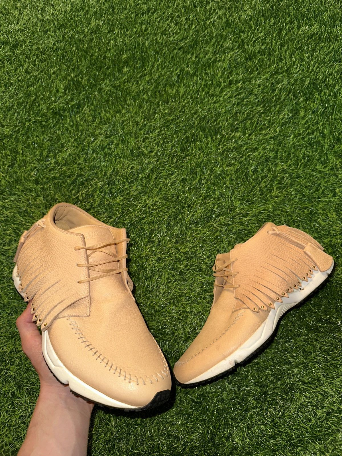 Buscemi gladiator leather skin shoes size 11