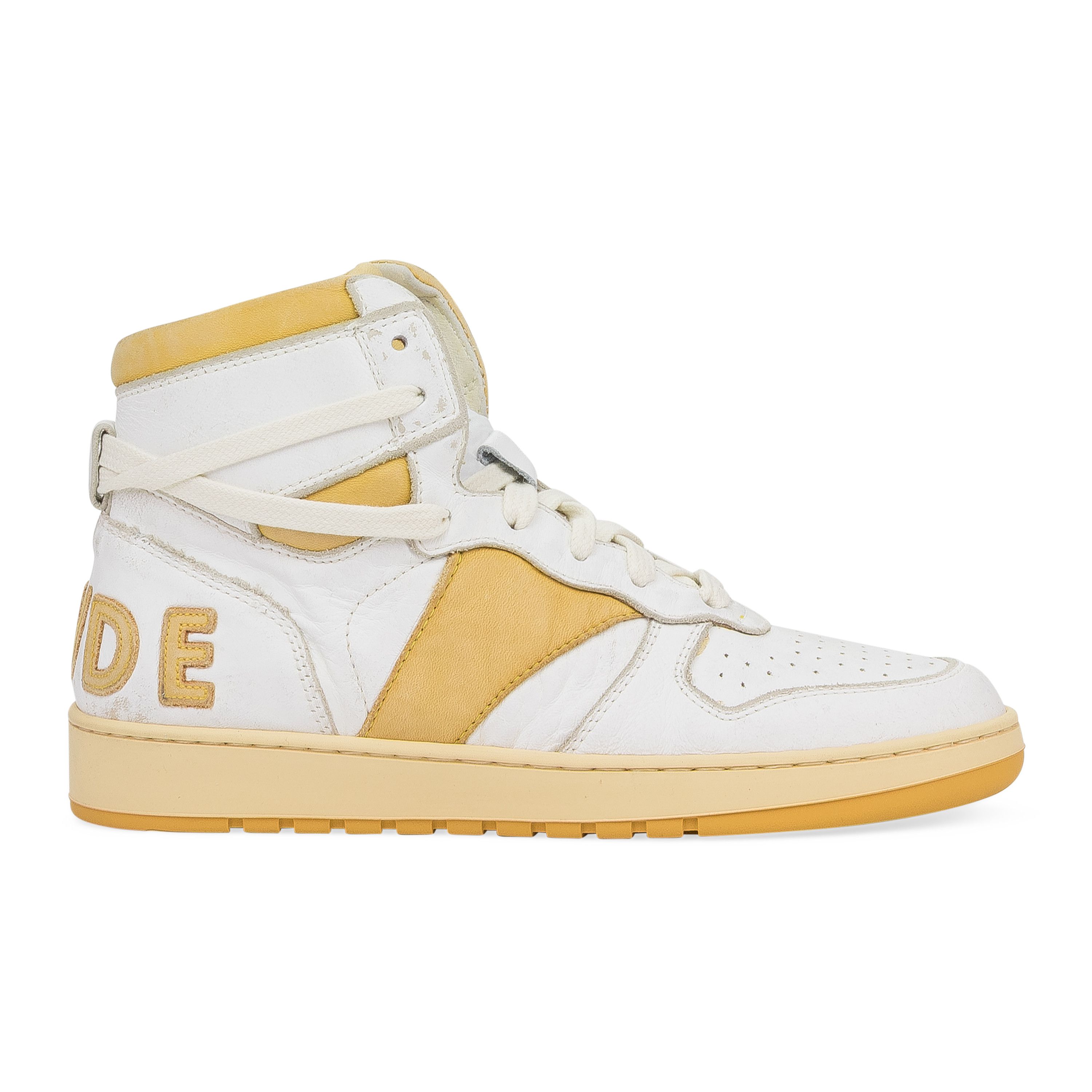 Rhude Rhude WHITE RHECESS HIGH SNEAKERS SIZE 5 Size US 5 / EU 37 - 1 Thumbnail
