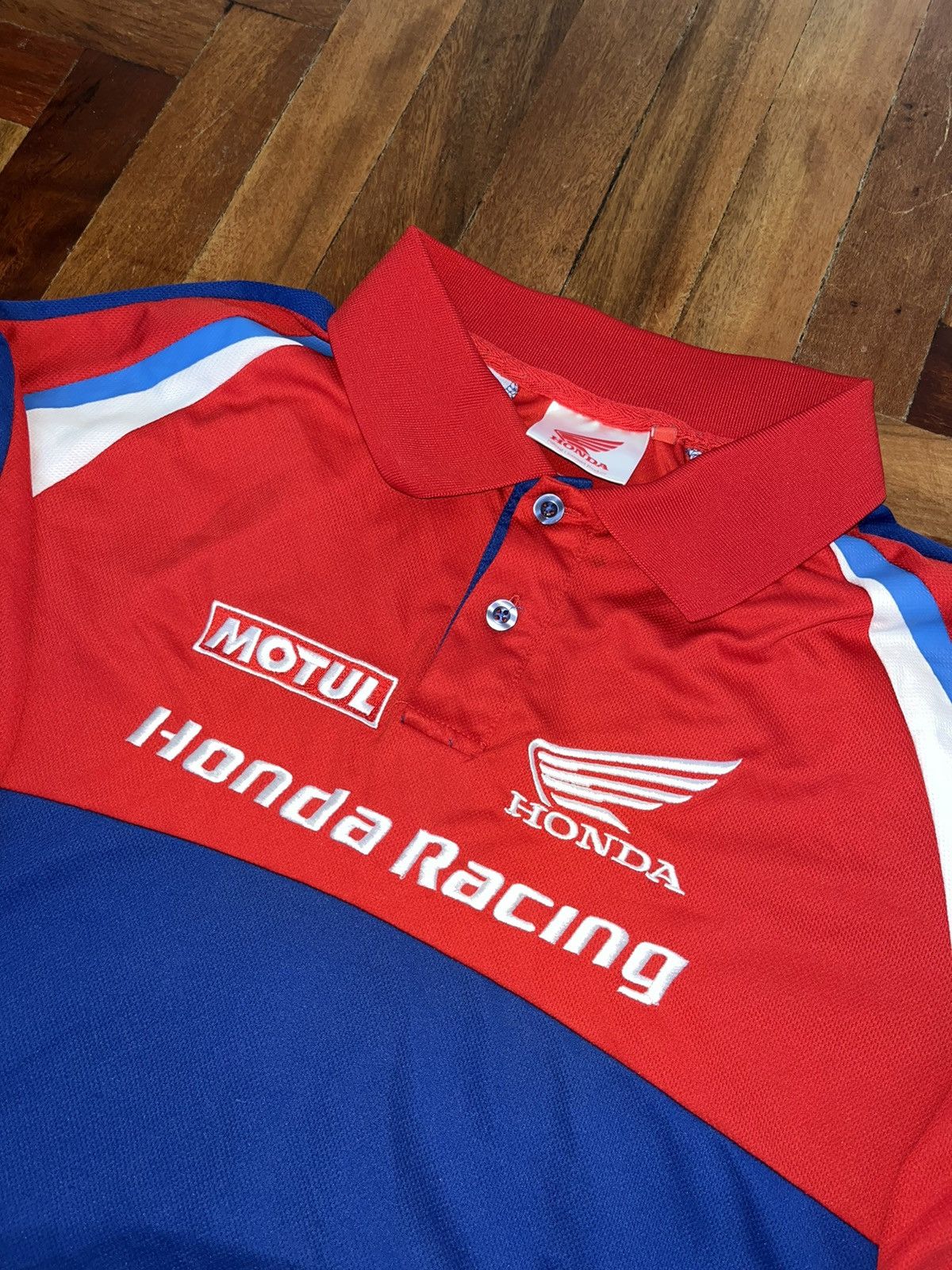 Honda × Vintage Honda Racing Motul Vintage Polo Size US XXL / EU 58 / 5 - 2 Thumbnail