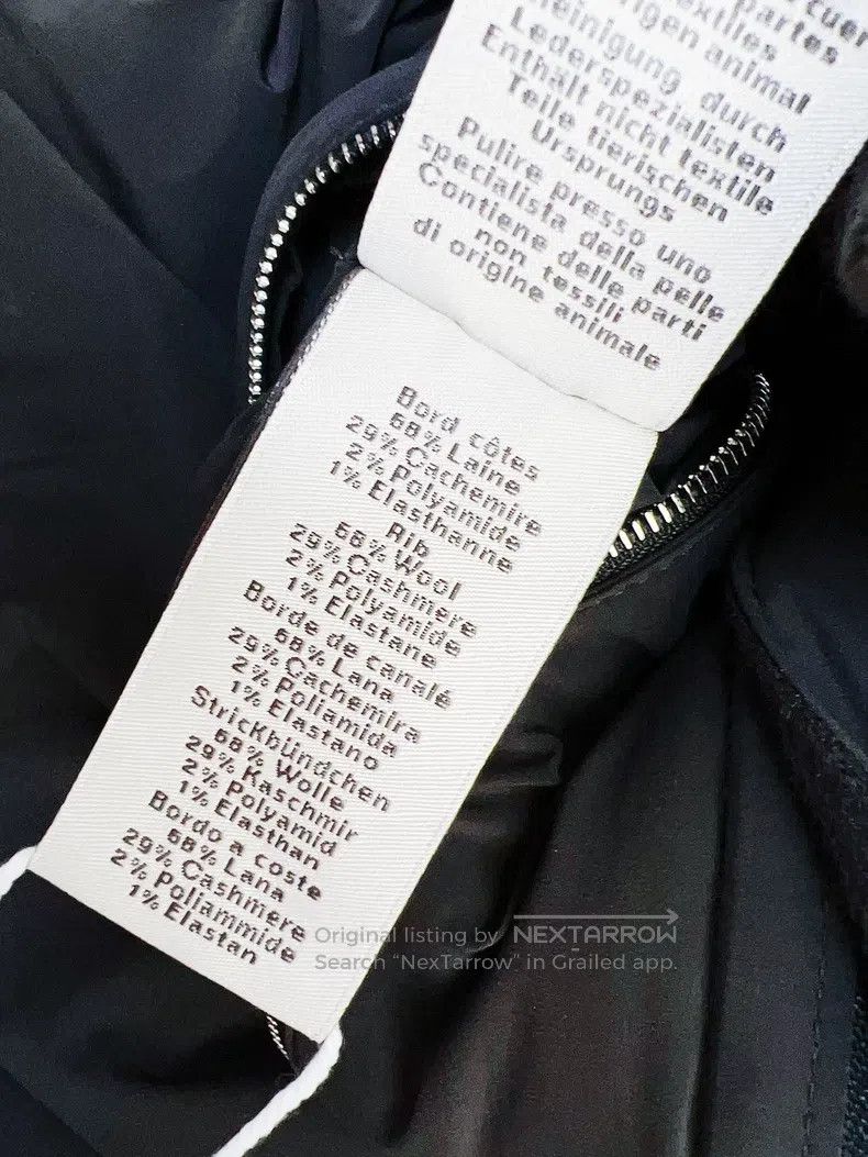Hermes Hermes Black Cashmere and Leather Filled Long Sleeve Short Size US M / EU 48-50 / 2 - 7 Thumbnail