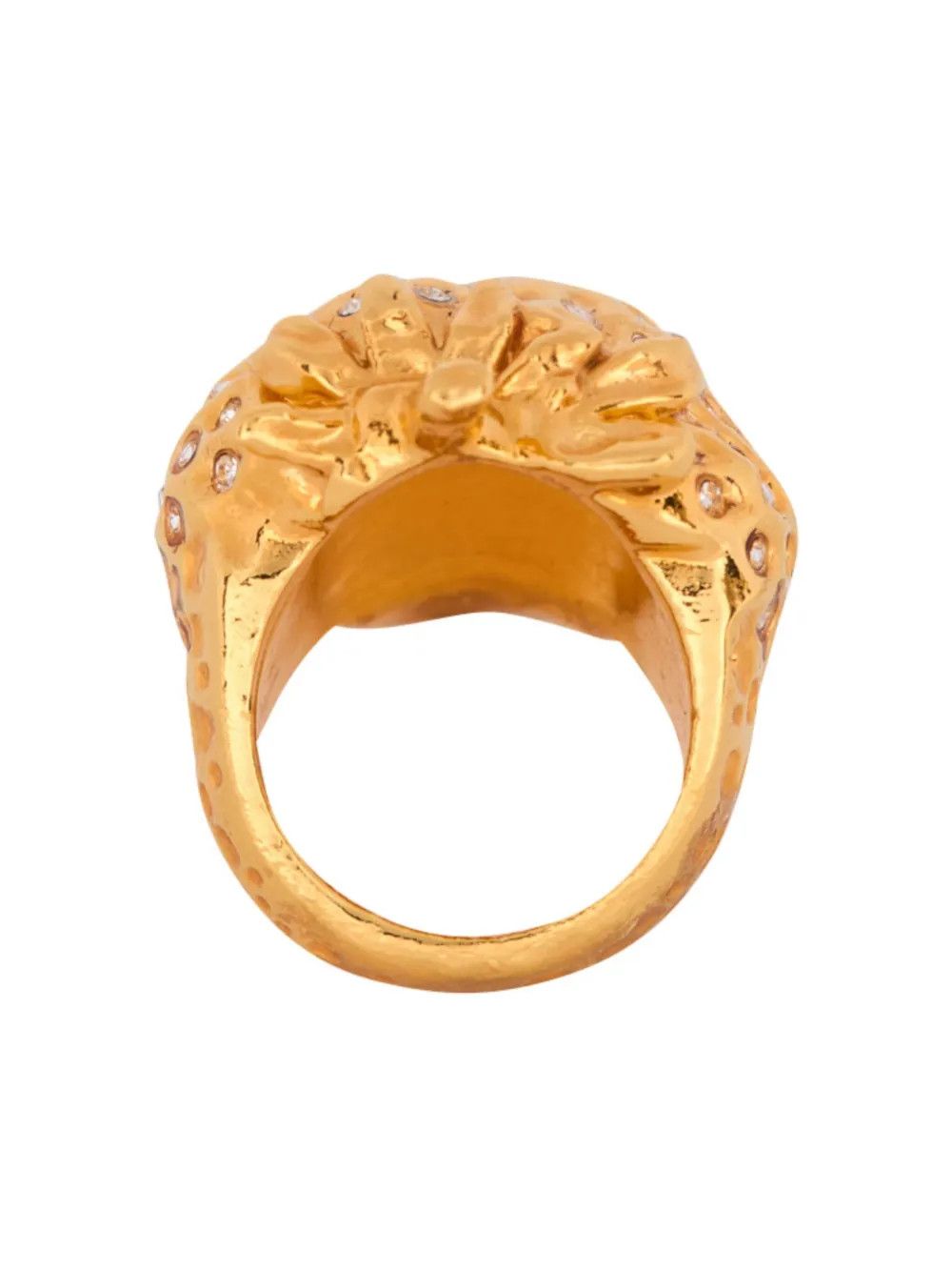 Balmain o1s1wg111225 Size:OS/Strawberry Rhinestone Ring in Golden Size ONE SIZE - 3 Thumbnail