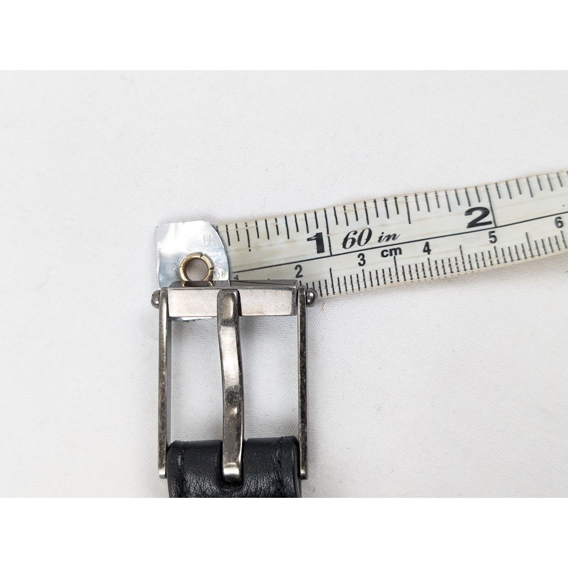 Saint Laurent Paris o1rshd1 Size: 105cm / Belt in Black Size 42 - 12 Thumbnail
