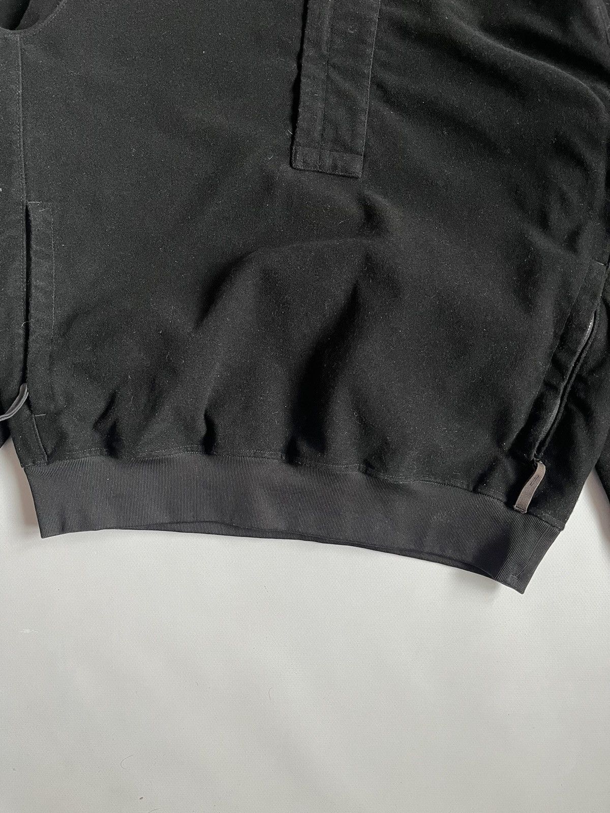 Stone Island Stone Island Men 2021 Black Ghost Flocked Pullover Hoodie Size US M / EU 48-50 / 2 - 2 Thumbnail