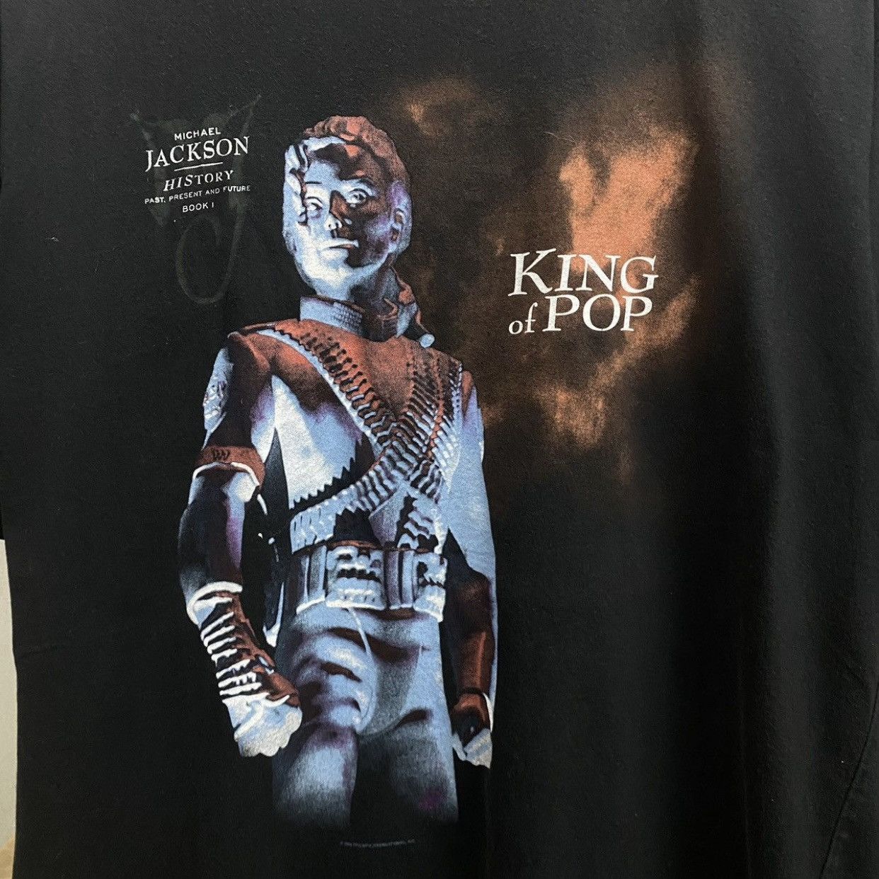 Michael Jackson 1994 Vintage Michael Jackson History King of Pop Rock Tee Size US L / EU 52-54 / 3 - 5 Thumbnail