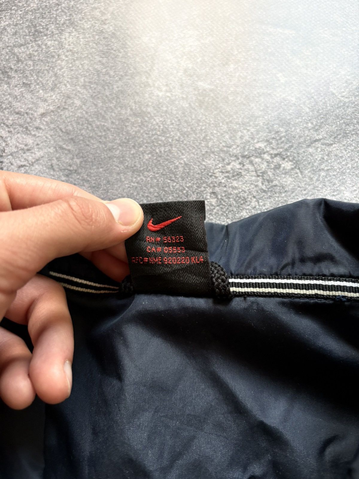 Nike Vintage 90s Nike Y2K Streetwear Swoosh Nylon Track Jacket Size US XL / EU 56 / 4 - 9 Thumbnail