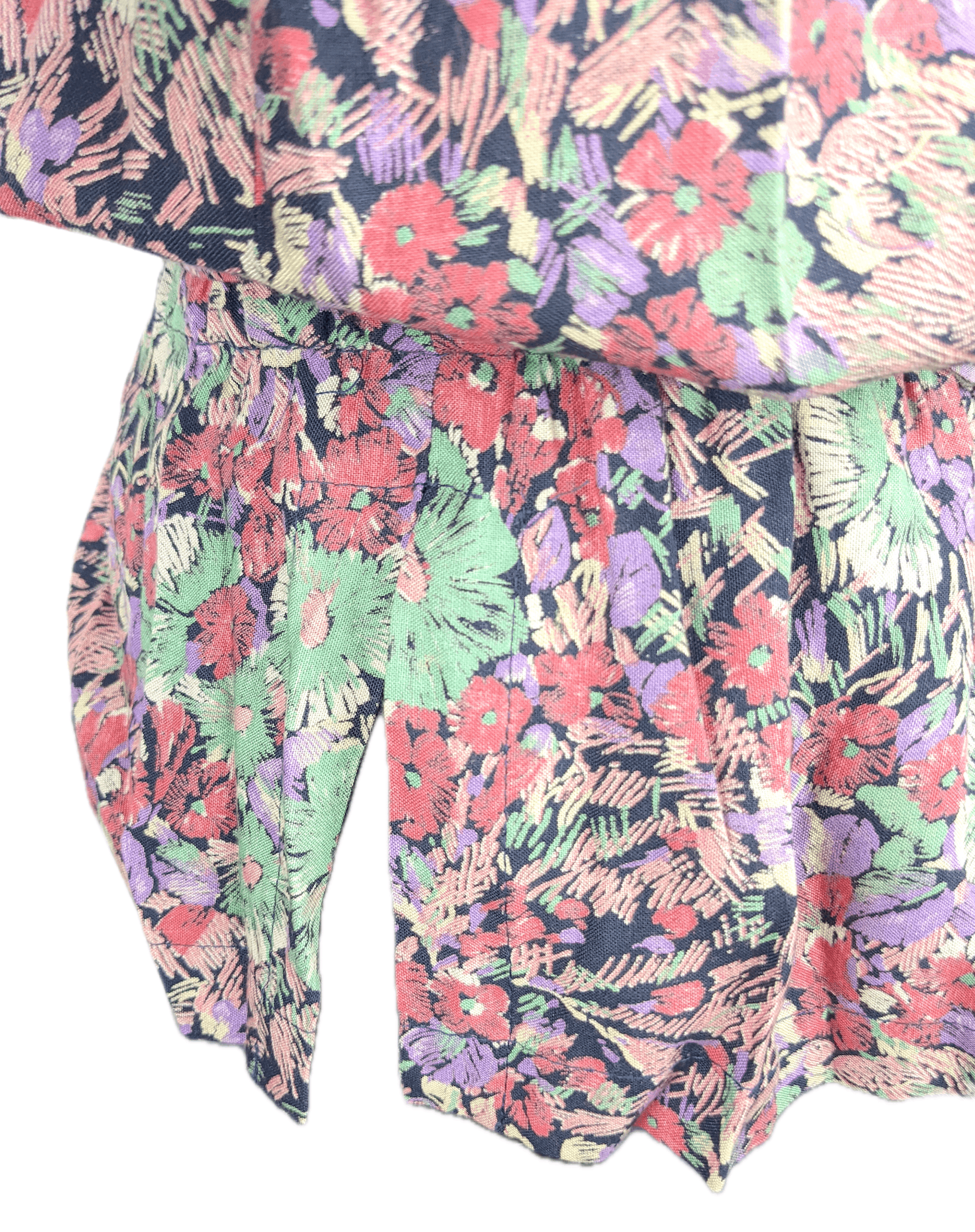 Vintage 1970's Pink Floral Top Size S / US 4 / IT 40 - 3 Thumbnail