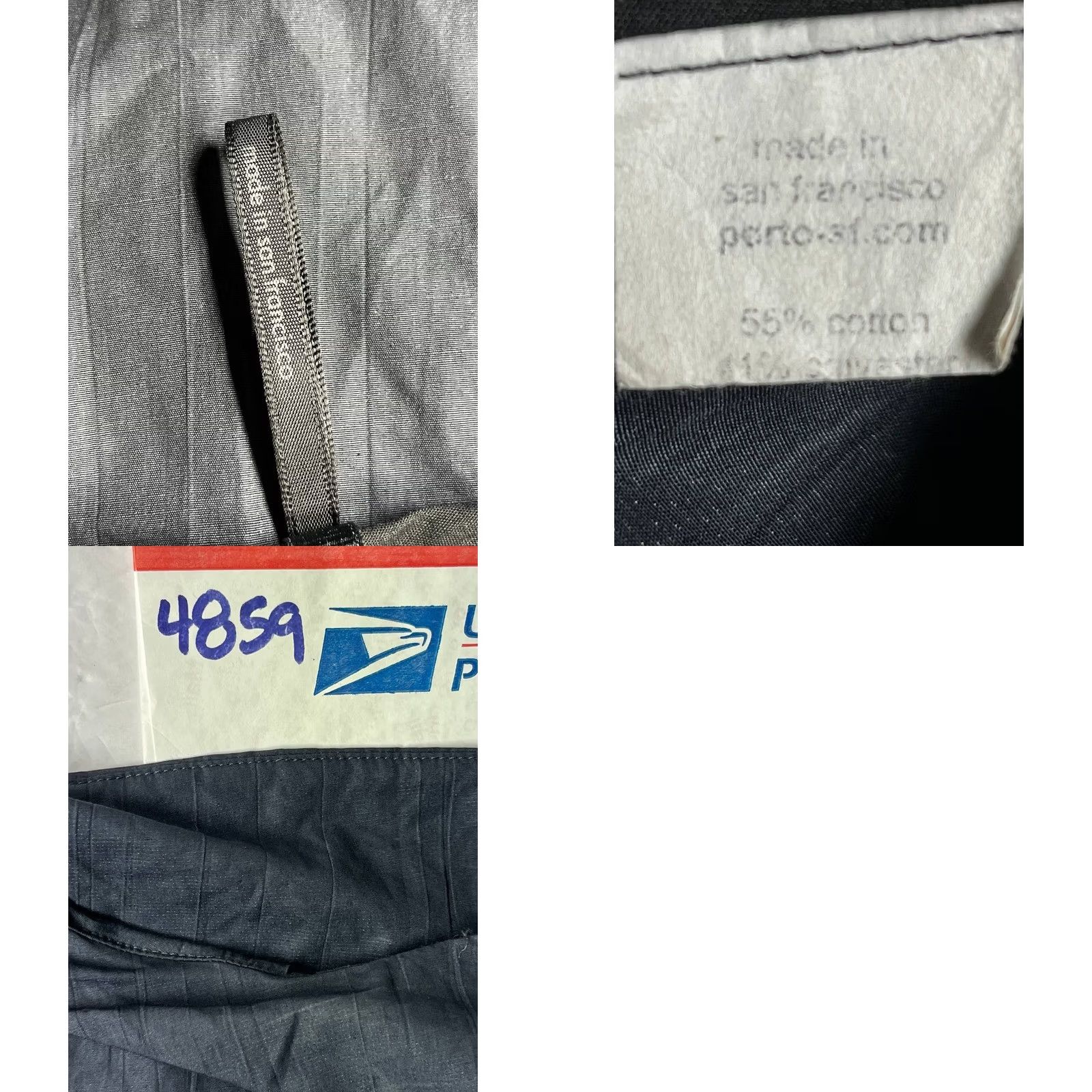 Vintage Porto Dress Womens 0 Blue Navy Sleeveless Asymmetrical Layered Open Leg Size Size XS / US 0-2 / IT 36-38 - 8 Thumbnail
