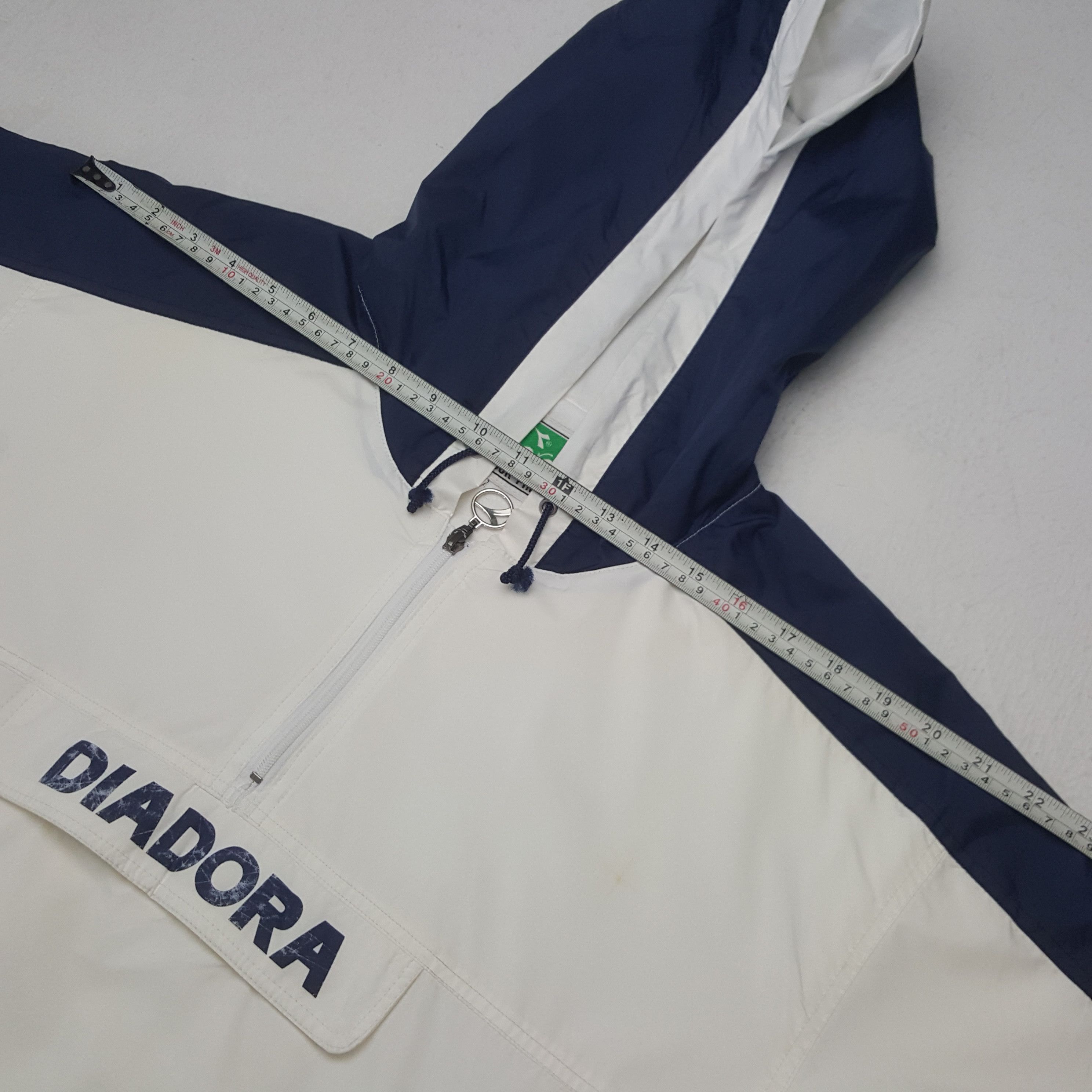 Diadora Vintage Diadora Retro Style Windbreaker Jacket C287N27 Size US L / EU 52-54 / 3 - 6 Thumbnail