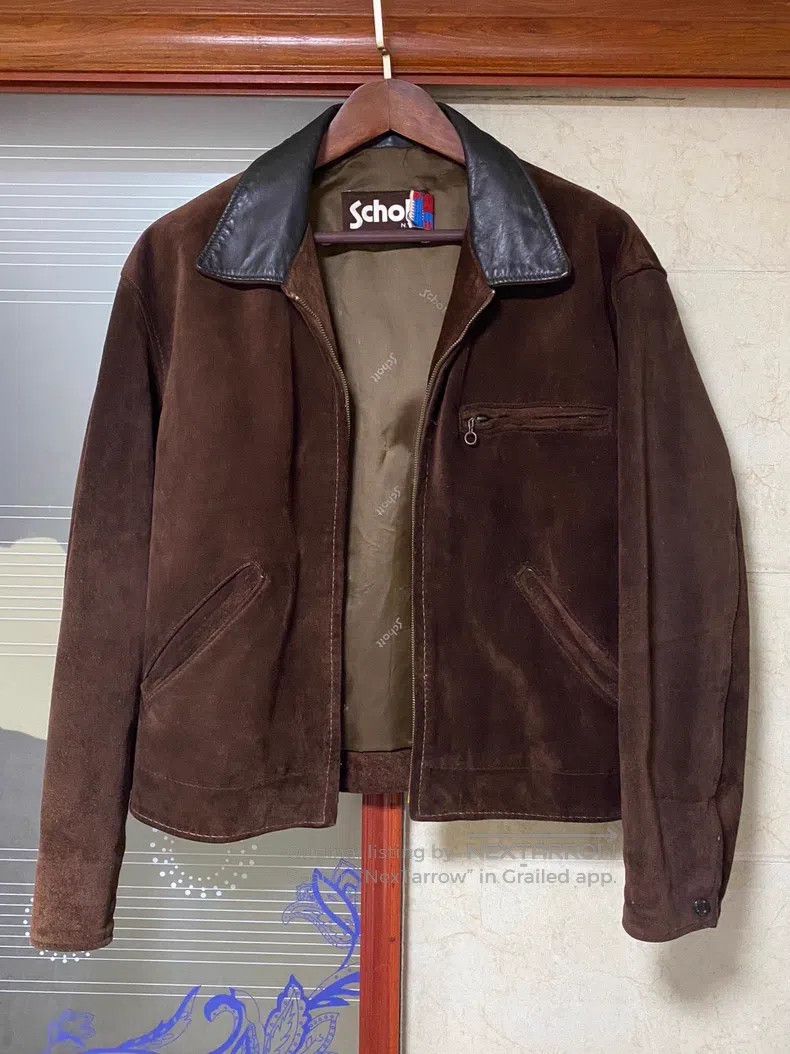 Schott Schott Leather coat Size US M / EU 48-50 / 2 - 1 Thumbnail