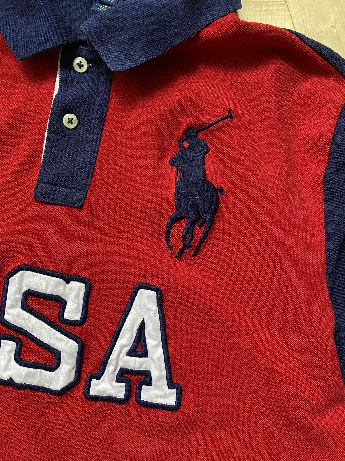 Polo Ralph Lauren × Vintage Polo Ralph Lauren Big Logo USA Very Rare Size US S / EU 44-46 / 1 - 5 Thumbnail