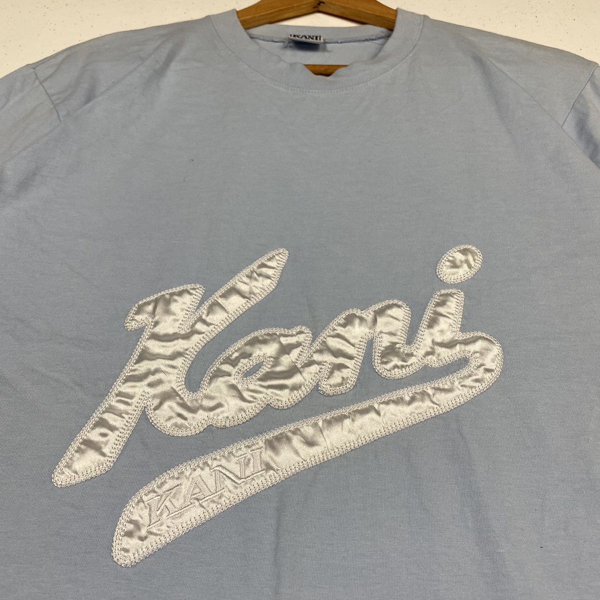 Karl Kani × Vintage Vintage 90's KANI SPORT Embroidery Logo Hip-Hop Wear Tee Size US M / EU 48-50 / 2 - 3 Thumbnail
