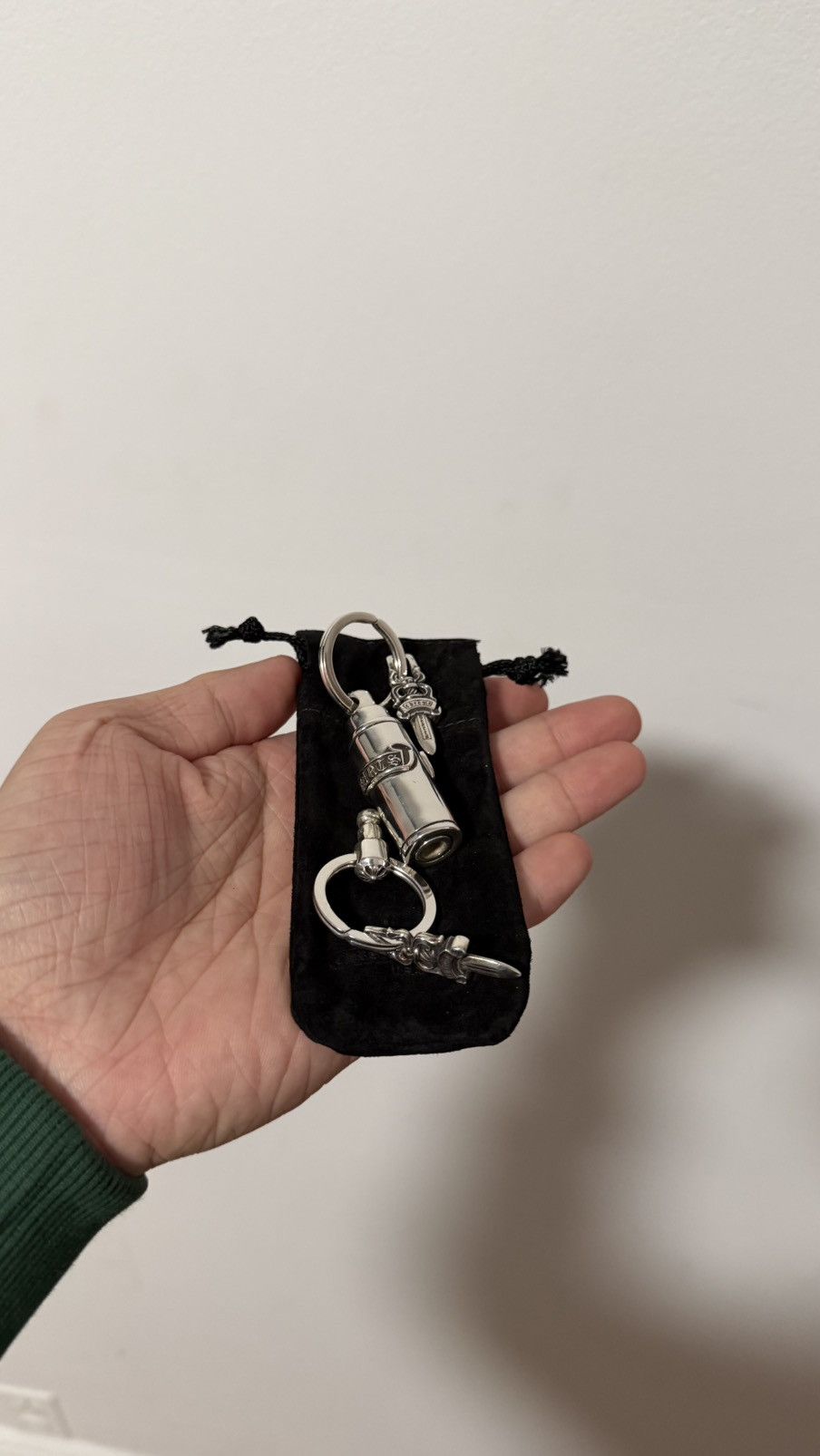 Chrome Hearts Chrome Hearts Valet Keychain Double Dagger Size ONE SIZE - 4 Thumbnail