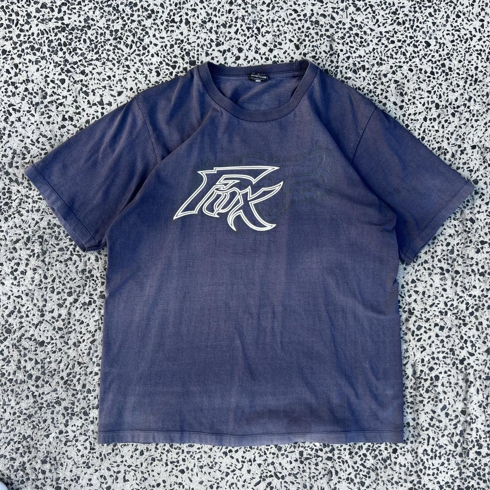 Fox Racing Fox Racing Men's Navy and Blue Tshirt Size US M / EU 48-50 / 2 - 1 Thumbnail