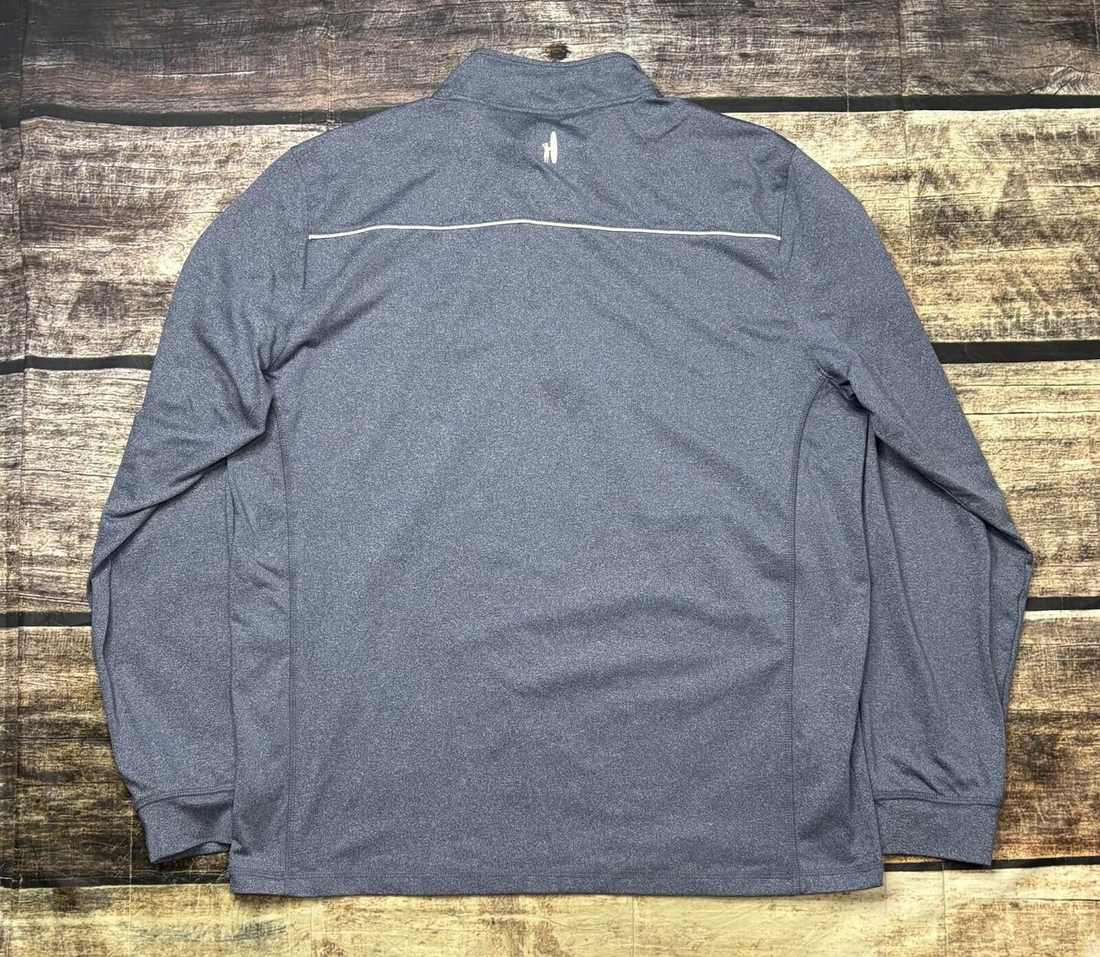 johnnie-O Johnnie-O Sweater Mens Large 1/4 Zip Pullover Royal Bank Size US L / EU 52-54 / 3 - 3 Thumbnail