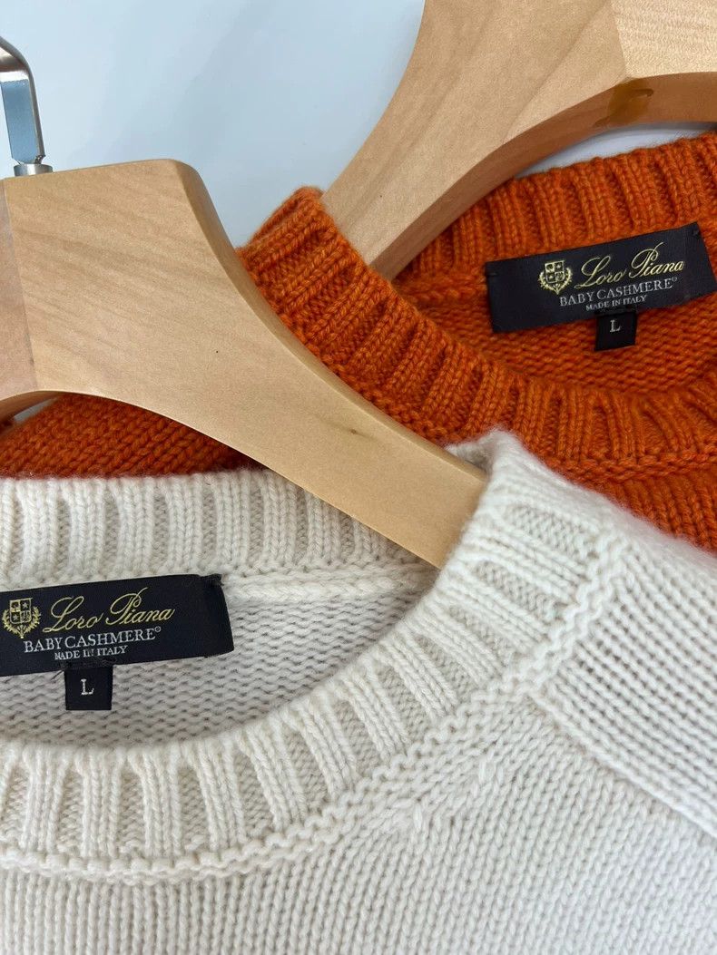 Loro Piana LORO PIANA Classic goat hair saddle sweater Size L / US 10 / IT 46 - 5 Thumbnail