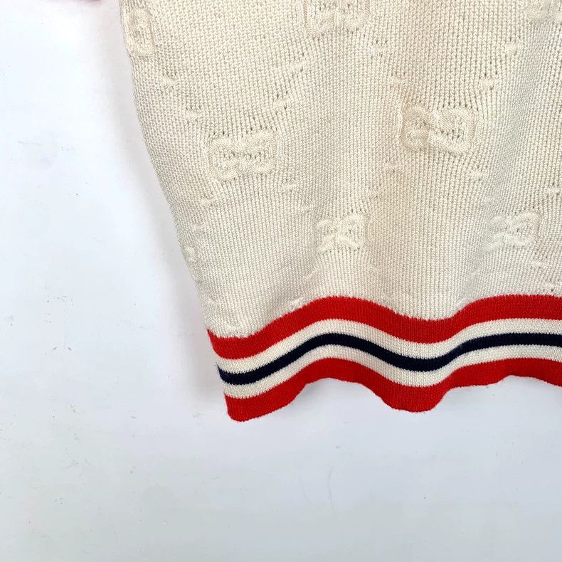 Gucci Gucci Color block double G full print striped wool knitted Size US S / EU 44-46 / 1 - 4 Thumbnail