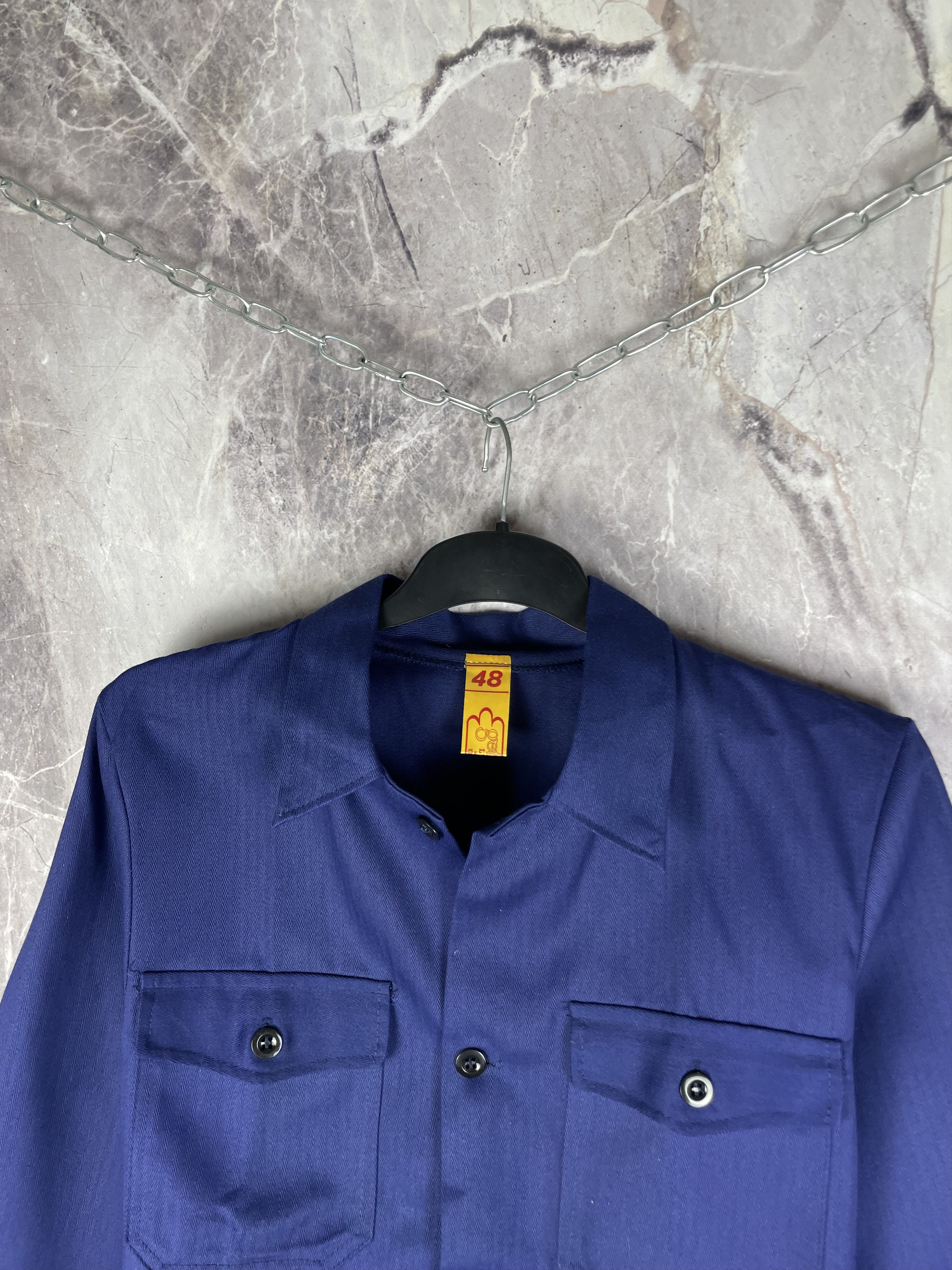 Le Laboureur Vintage 80s Sanfor Workwear Shirts Jacket Size US M / EU 48-50 / 2 - 3 Thumbnail