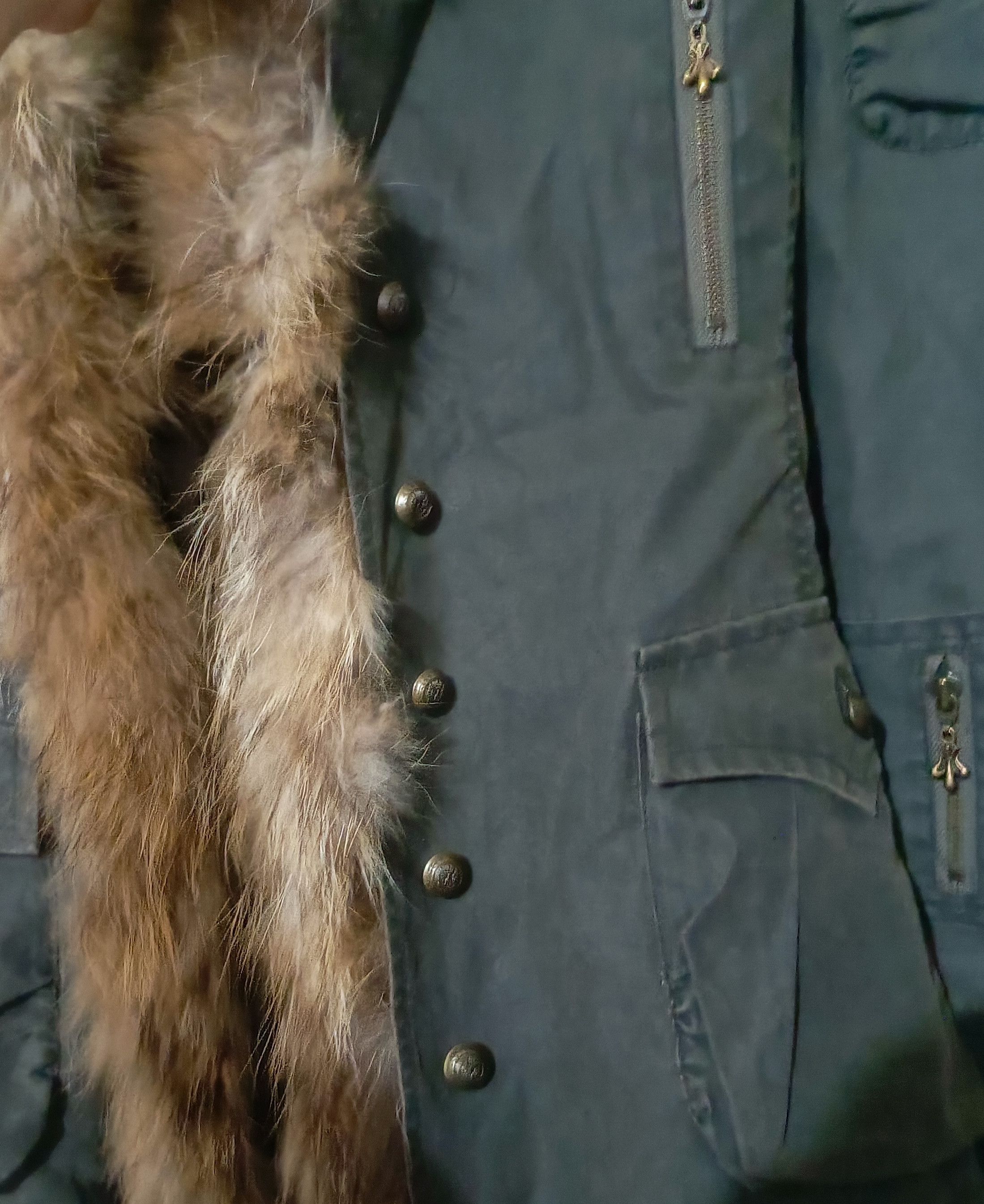 Ekam Archive Japanese Aviator Fur Jacket Size M / US 6-8 / IT 42-44 - 7 Thumbnail