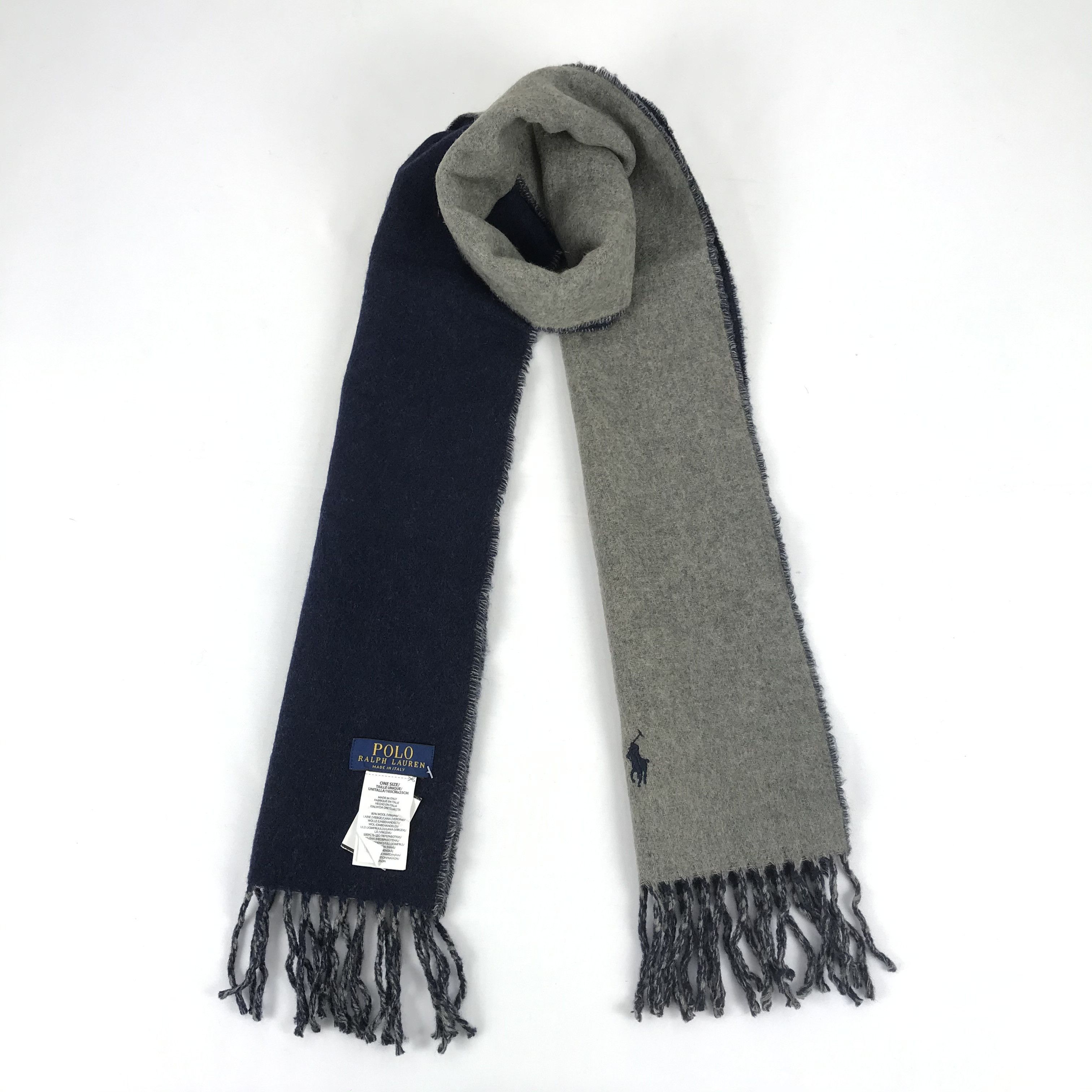 Polo Ralph Lauren Vintage Polo Ralph Lauren Scarf Fringe Muffler Wool. Size ONE SIZE - 2 Thumbnail