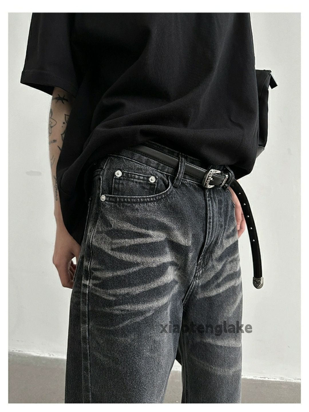 Jean × Vintage washed faded cleanfit yuppie bootcut grunge jeans Size US 32 / EU 48 - 3 Thumbnail