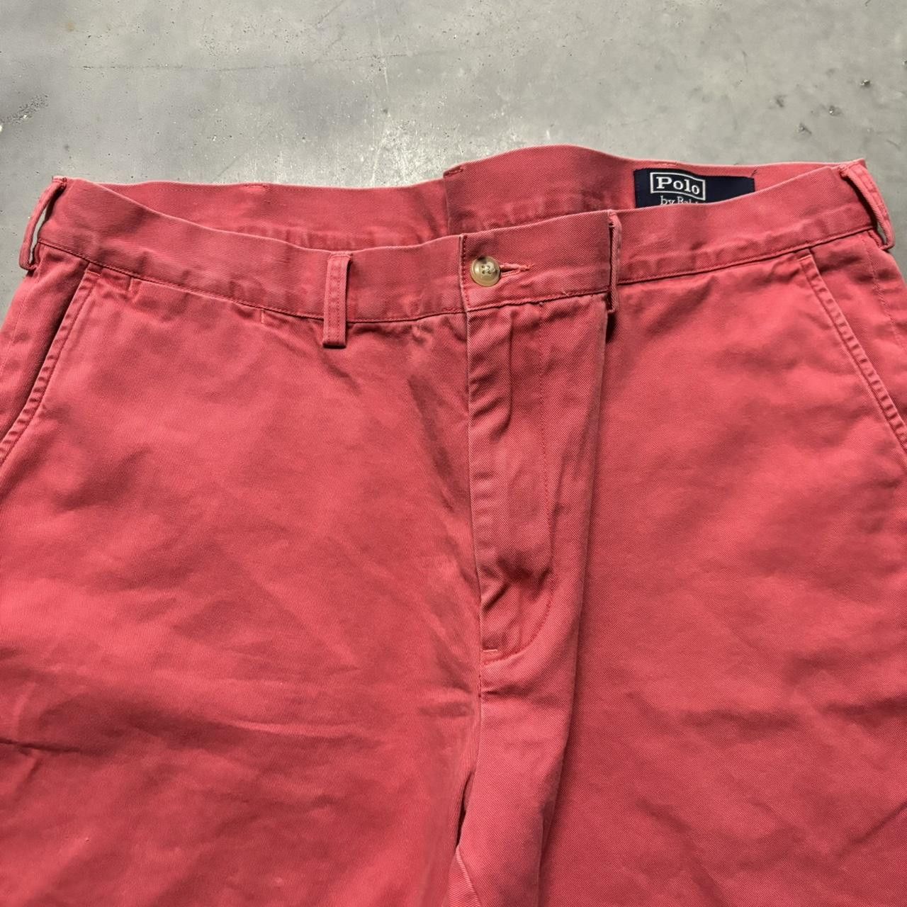 Polo Ralph Lauren × Vintage Crazy Vintage Y2K/2000s Pink Polo Ralph Lauren Summer Essential Shorts! Size US 38 / EU 54 - 2 Thumbnail