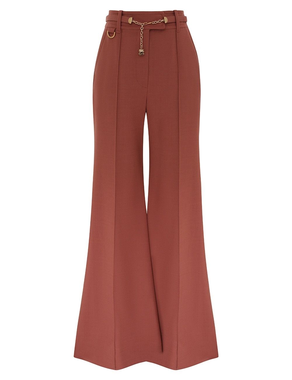 Zimmermann oc11z0825 Illustration Tailored Pant in Lipstick Size 32" / US 10 / IT 46 - 1 Thumbnail