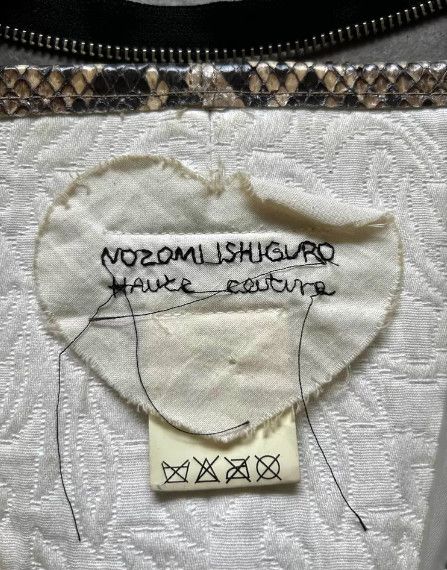 Nozomi Ishiguro NOZOMI ISHIGURO 2012SS Runway Zipper Panelled Leather Jacket Size US S / EU 44-46 / 1 - 8 Thumbnail