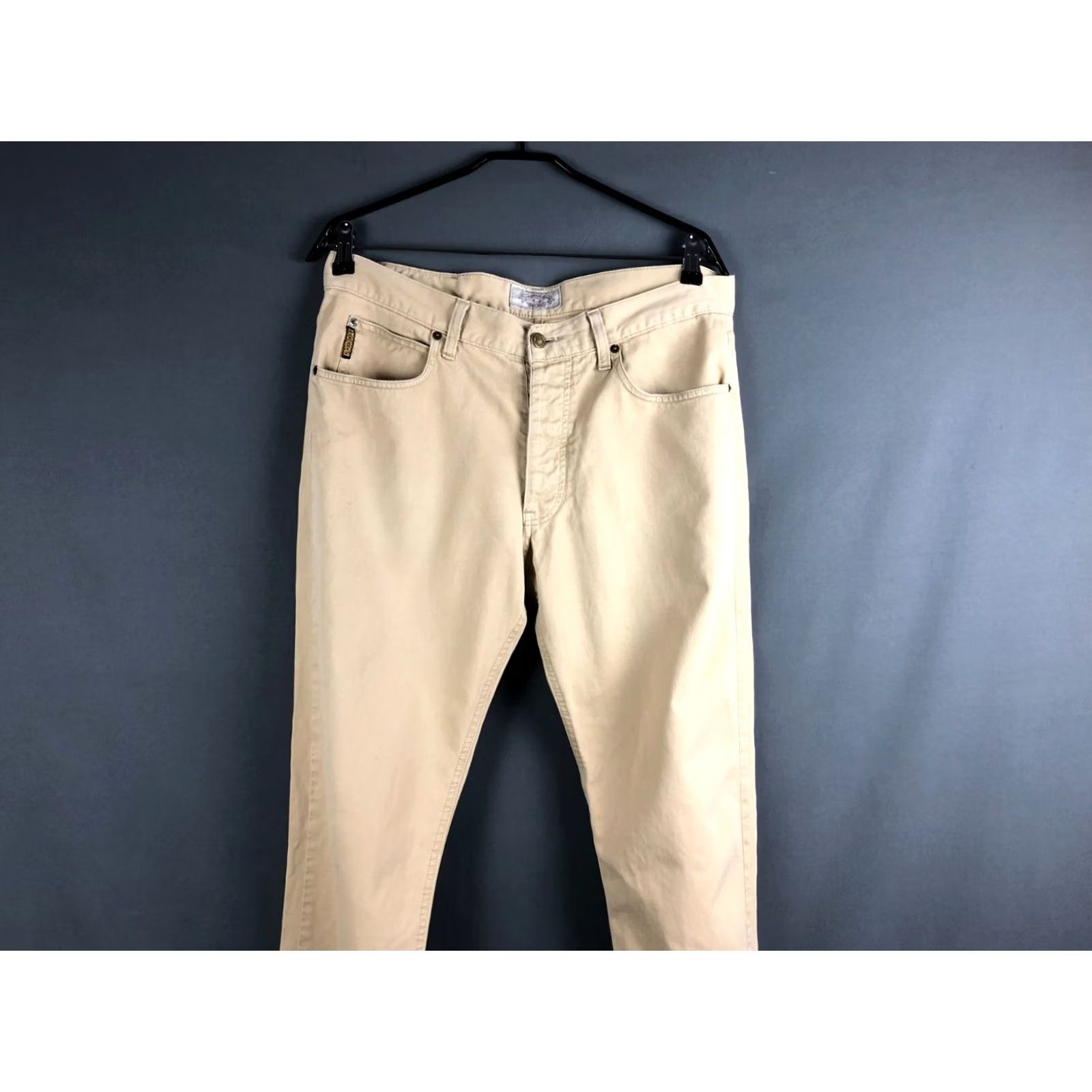Vintage Armani Jeans Denim Pants Cotton Men Size 36 Yellow Jeans Pants Denim 5-Pocket Logo Patch Vintage No Casual Regular Mens Size US 36 / EU 52 - 4 Thumbnail