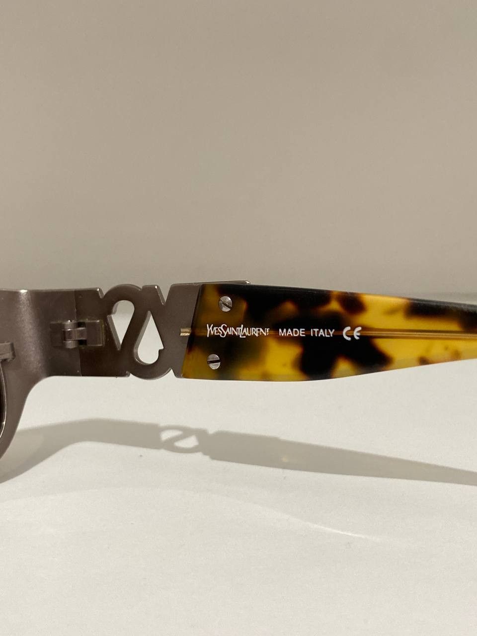 Saint Laurent Paris Yves Saint Laurent YSL Logo Leopard Retro Vintage Sunglasses Size ONE SIZE - 9 Thumbnail