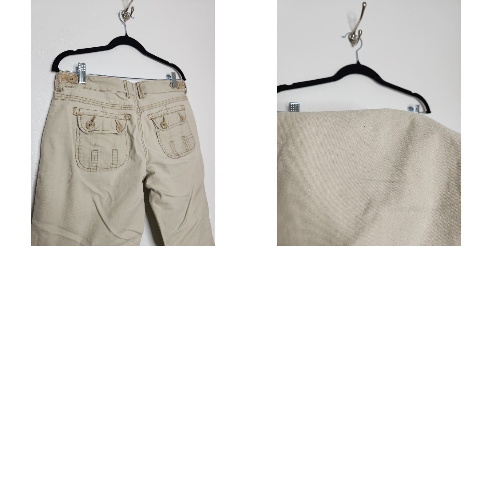Vintage VINTAGE Maurices Khakis Women 6 Tan Regular Khaki Pants Cargo 39" Length 31" Inseam 8" Rise Grunge Bottoms Mens Womens Girls? Size 28" / US 6 / IT 42 - 8 Thumbnail