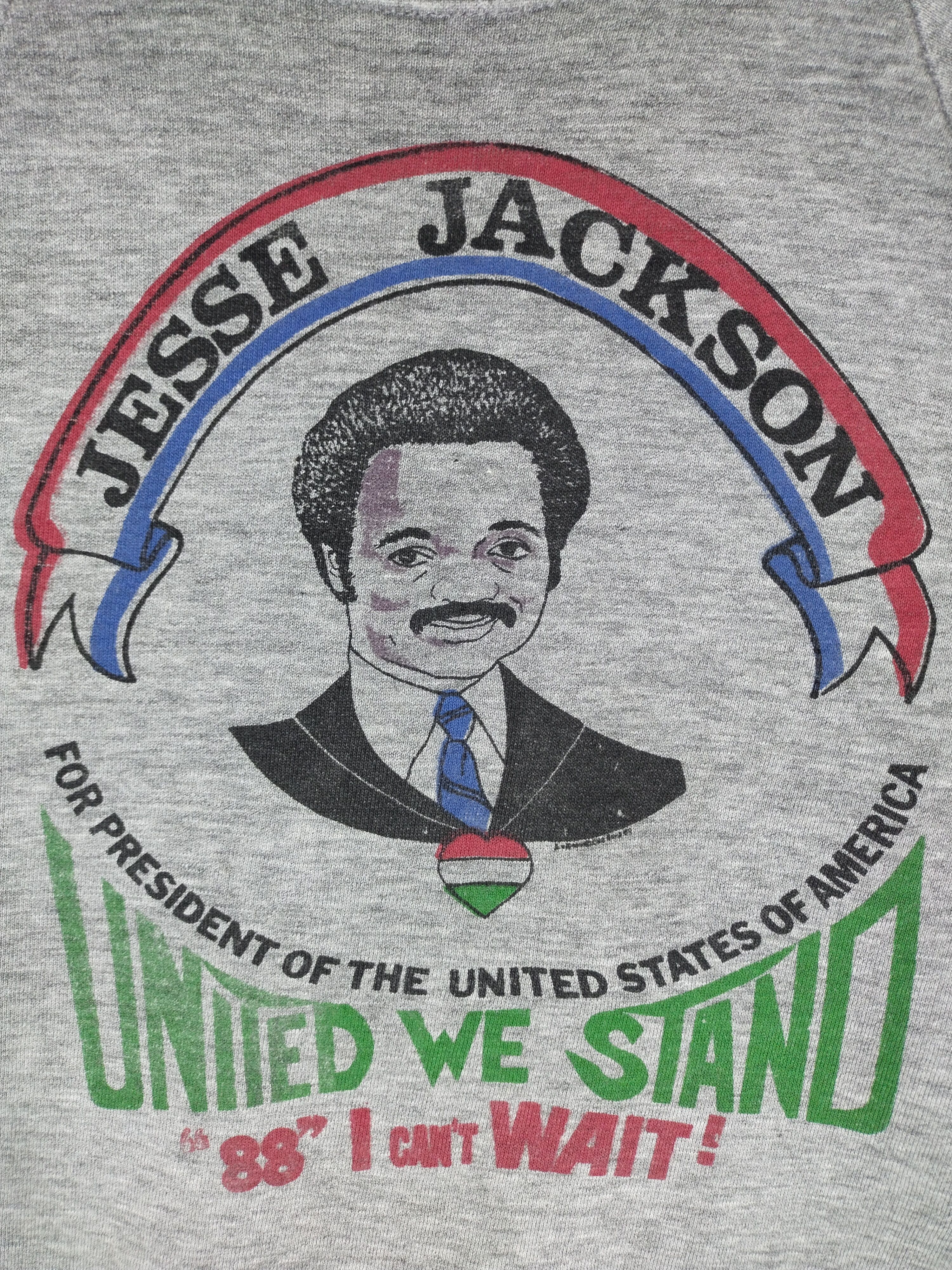 President's × Vintage Vtg Jesse Jackson President Of The USA Sweatshirt Size US M / EU 48-50 / 2 - 3 Thumbnail