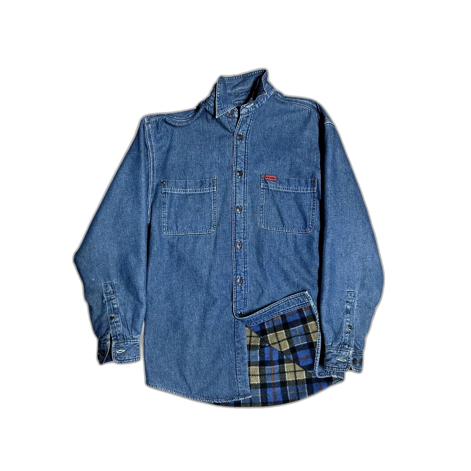 Wolverine Vintage 90'S Wolverine Workwear Jacket Blanket Flannel Lined Size US S / EU 44-46 / 1 - 1 Thumbnail