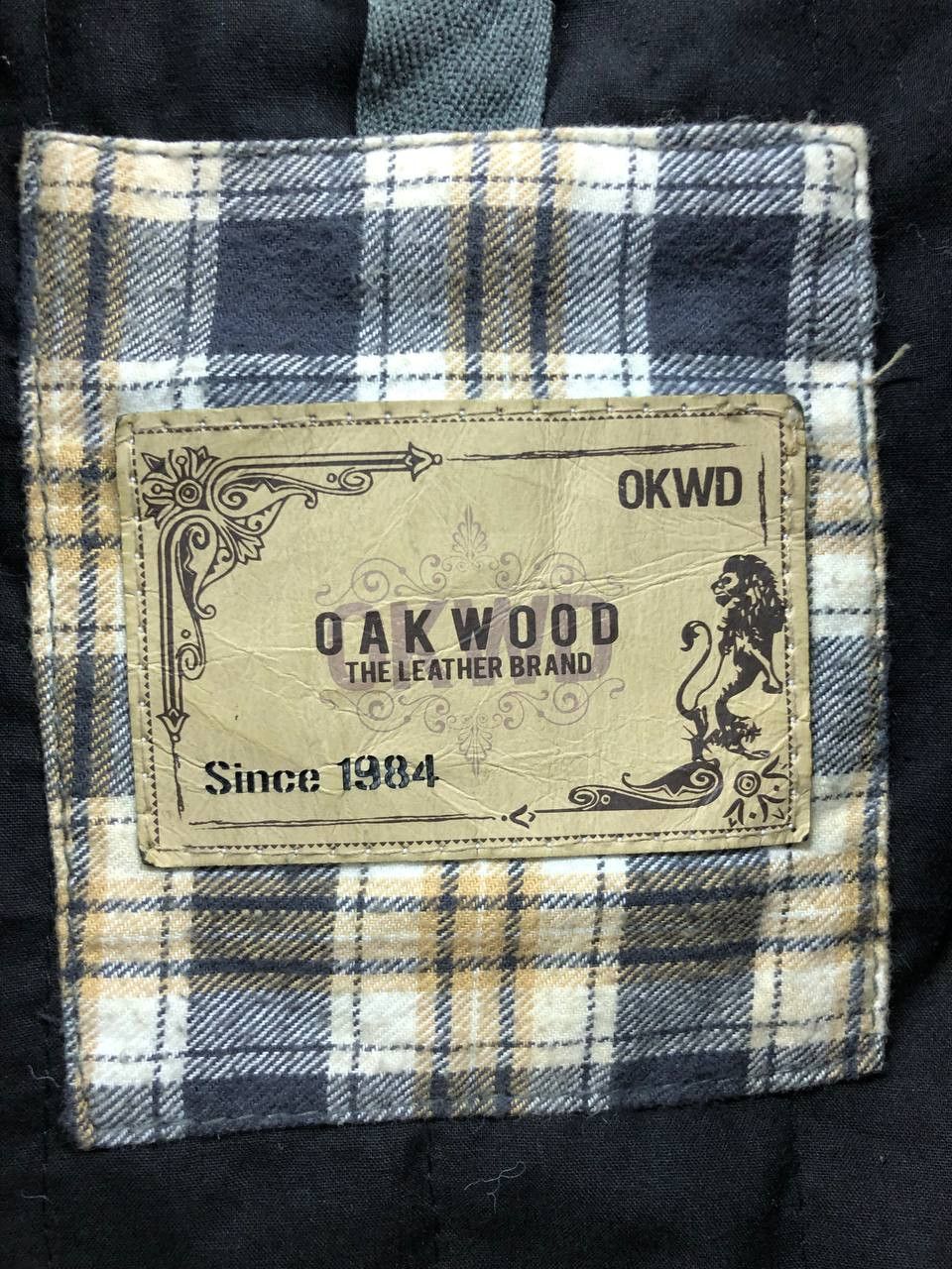 Other Oakwood mens leather jacket Large Size US L / EU 52-54 / 3 - 9 Thumbnail