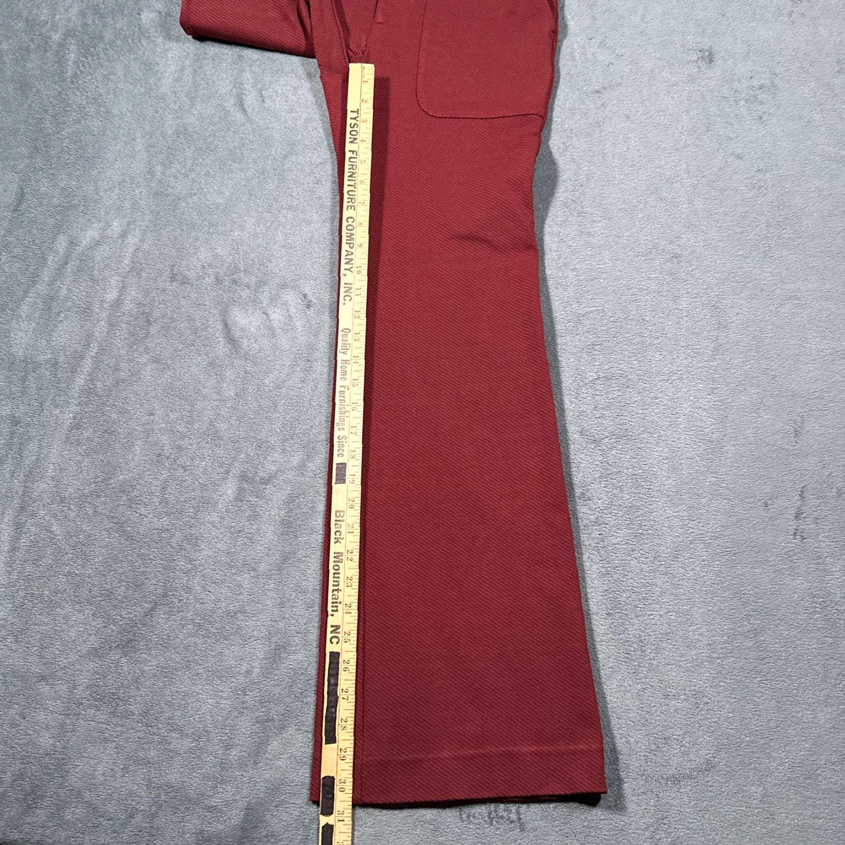 Anthropologie VINTAGE Anthropologie Women's Pants Dress Pants Wide-Leg High Rise Stretch Red Size 2 Casual Workwear Size 26" / US 2 / IT 38 - 5 Thumbnail